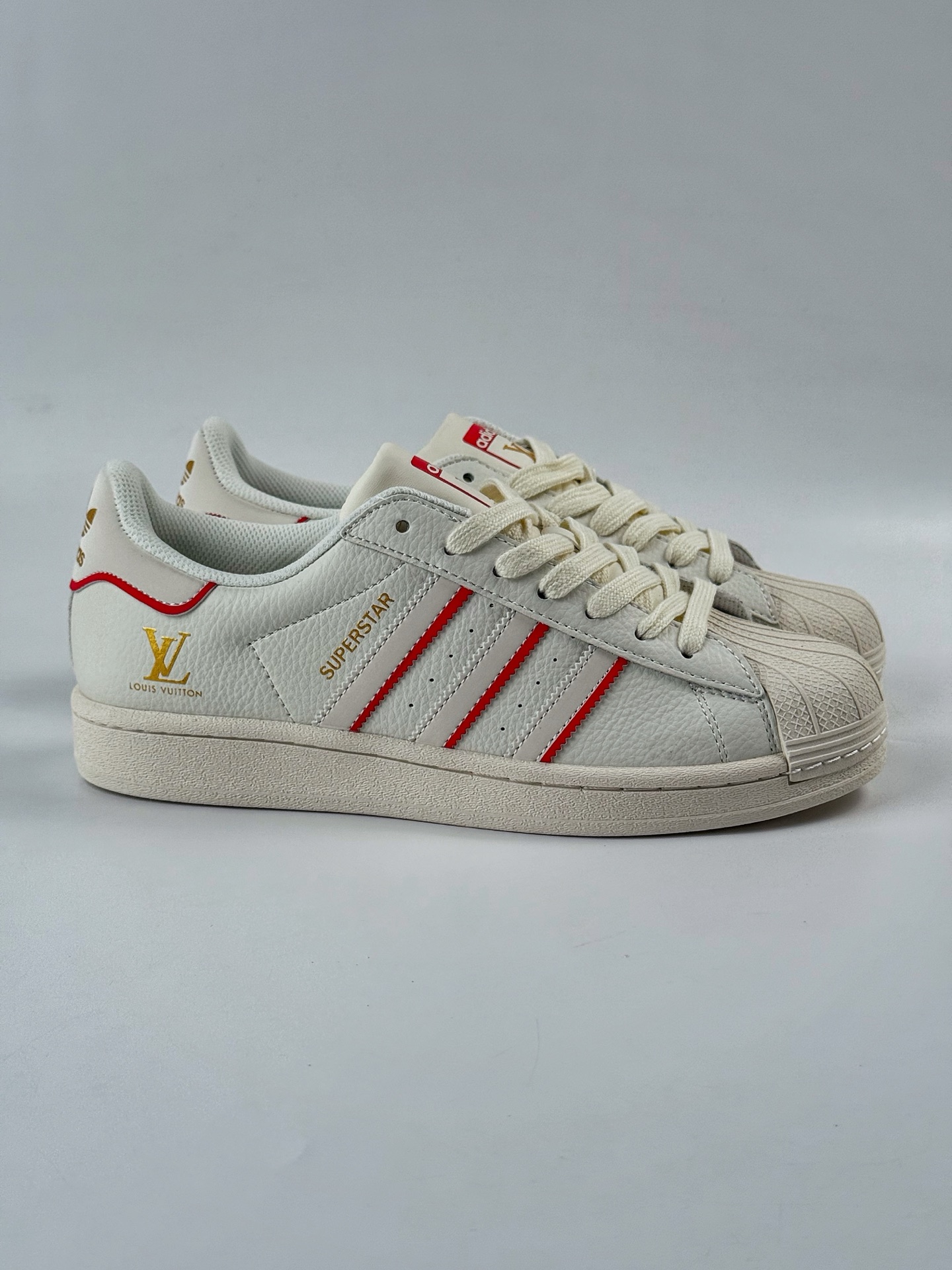 AD Originals Superstar x Louis Vuitton 白红黄 JY8907CC