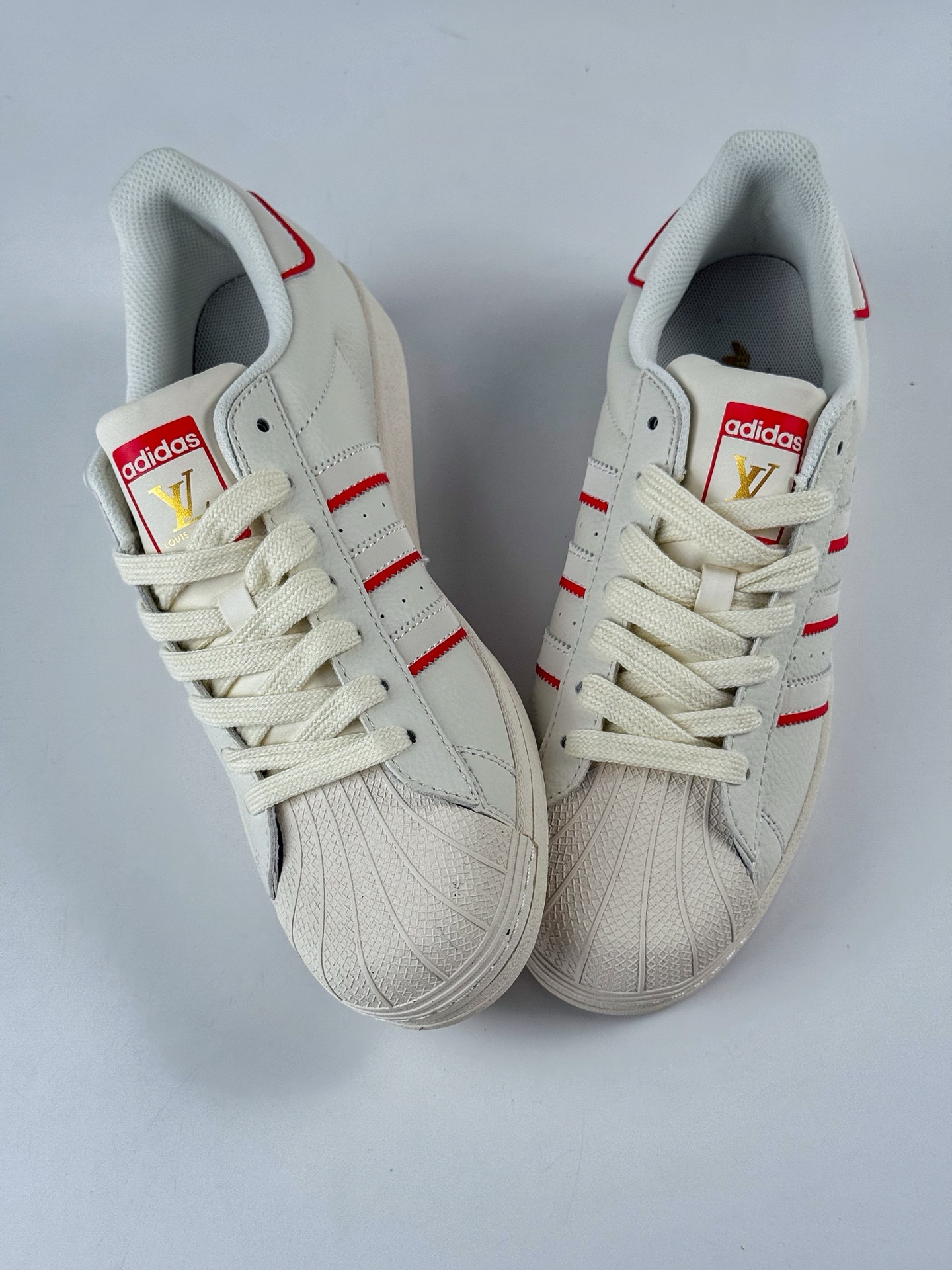 AD Originals Superstar x Louis Vuitton 白红黄 JY8907CC