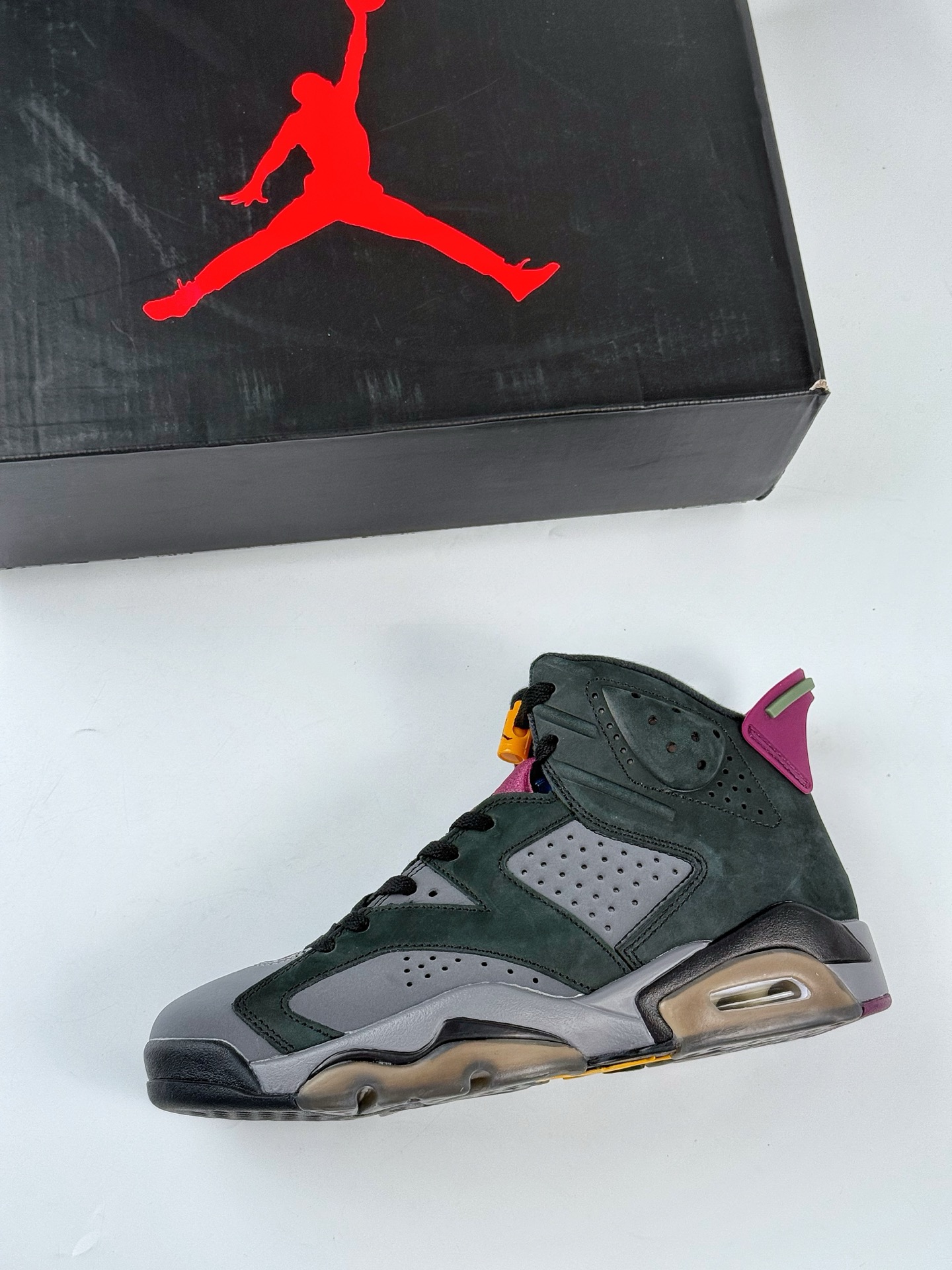 Air Jordan 6 Retro ”Reverse Oreo” 灰黑紫 2024版 潮流复古篮球鞋 CT8529-063