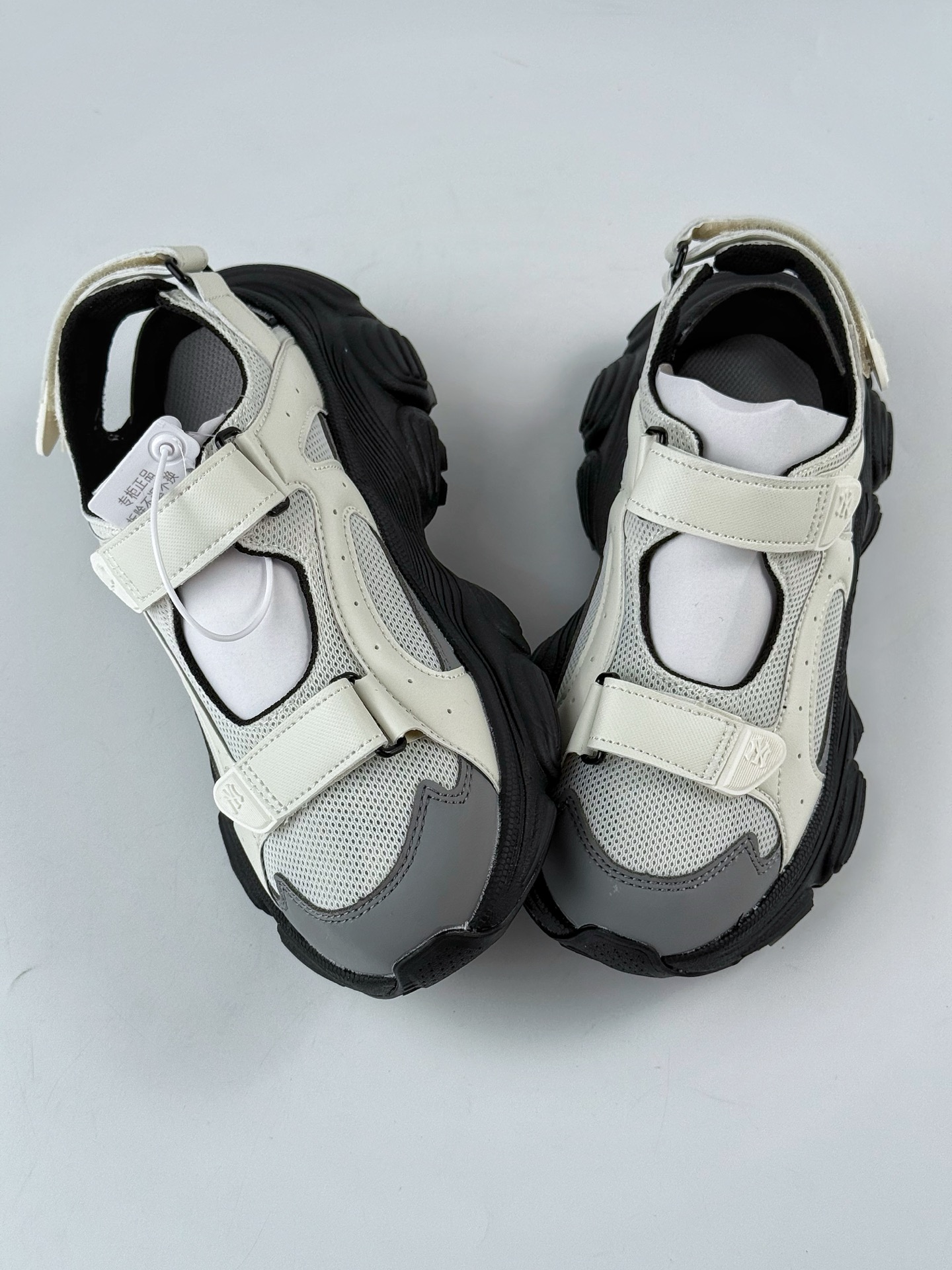 NY版MLB ACE RUNNER MARY JANE 厚底老爹风魔术贴休闲运动慢跑凉鞋 3ASDW0153