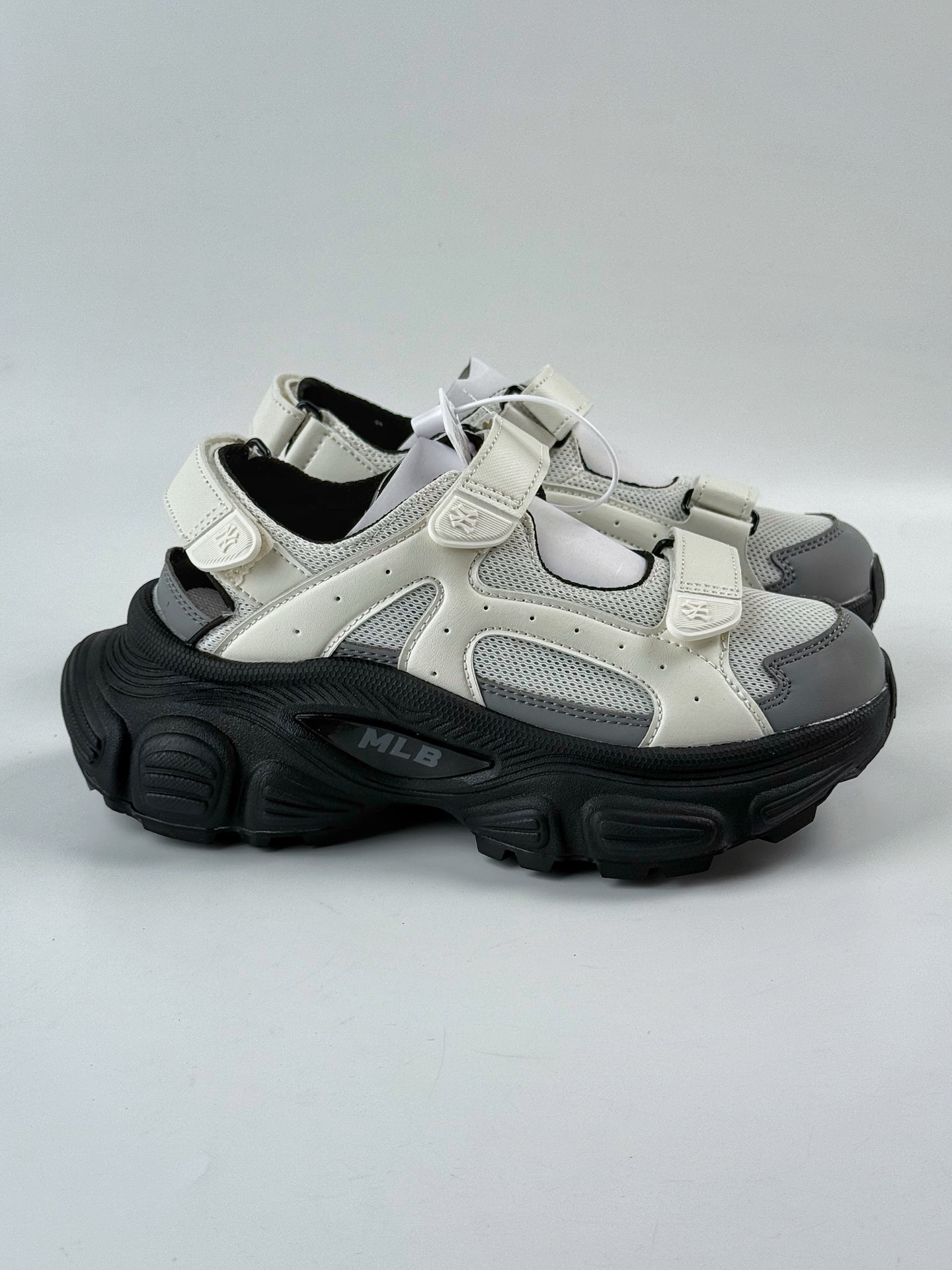 NY版MLB ACE RUNNER MARY JANE 厚底老爹风魔术贴休闲运动慢跑凉鞋 3ASDW0153