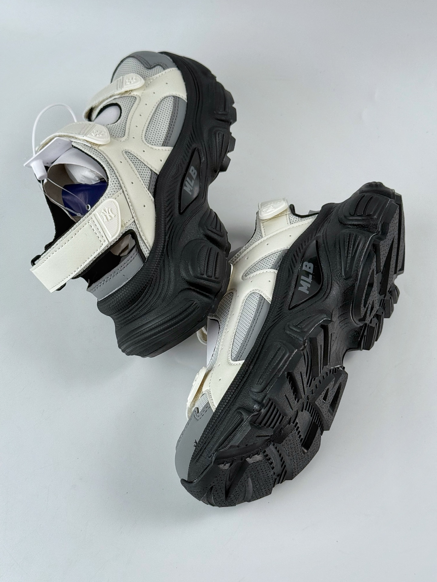 NY版MLB ACE RUNNER MARY JANE 厚底老爹风魔术贴休闲运动慢跑凉鞋 3ASDW0153