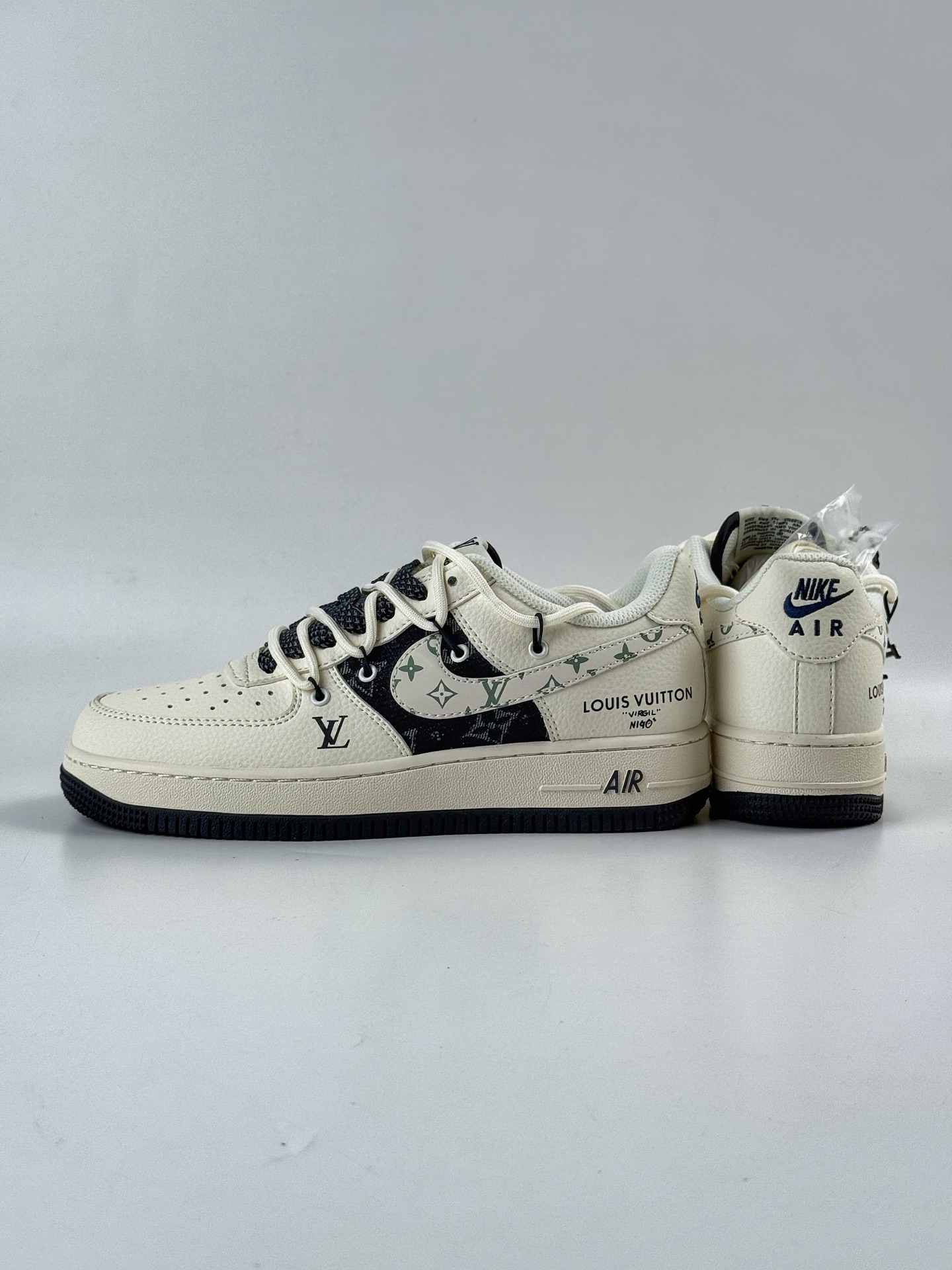 Nike Air Force 1 Low 07 x Louis Vuitton 白黑绑带满天星 DM6868-098-High Quatity Cheap Brand wholesale wholesaler seller Clothes Bags handbags Sneakers Top Fashion Clothing Shoes from China Factory Chinese suppliers best Quality Beautiful Price Nike Air Force 1 Low 07 x Louis Vuitton 白黑绑带满天星 DM6868-098