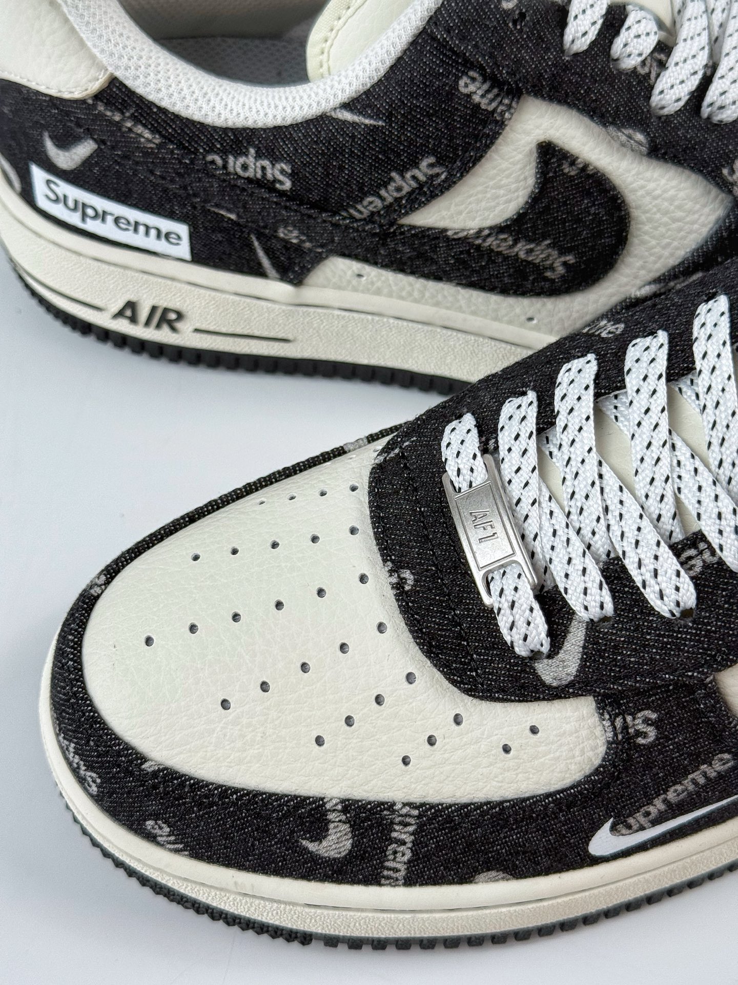 Nike Air Force 1 Low 07 x Supreme 黑白小勾满天星 LW9279-010-High Quatity Cheap Brand wholesale wholesaler seller Clothes Bags handbags Sneakers Top Fashion Clothing Shoes from China Factory Chinese suppliers best Quality Beautiful Price Nike Air Force 1 Low 07 x Supreme 黑白小勾满天星 LW9279-010