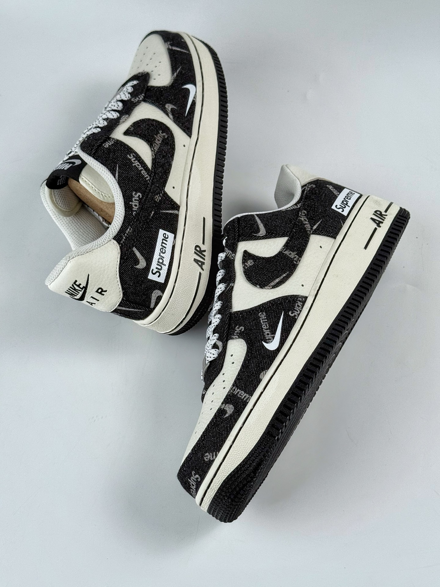 Nike Air Force 1 Low 07 x Supreme 黑白小勾满天星 LW9279-010-High Quatity Cheap Brand wholesale wholesaler seller Clothes Bags handbags Sneakers Top Fashion Clothing Shoes from China Factory Chinese suppliers best Quality Beautiful Price Nike Air Force 1 Low 07 x Supreme 黑白小勾满天星 LW9279-010