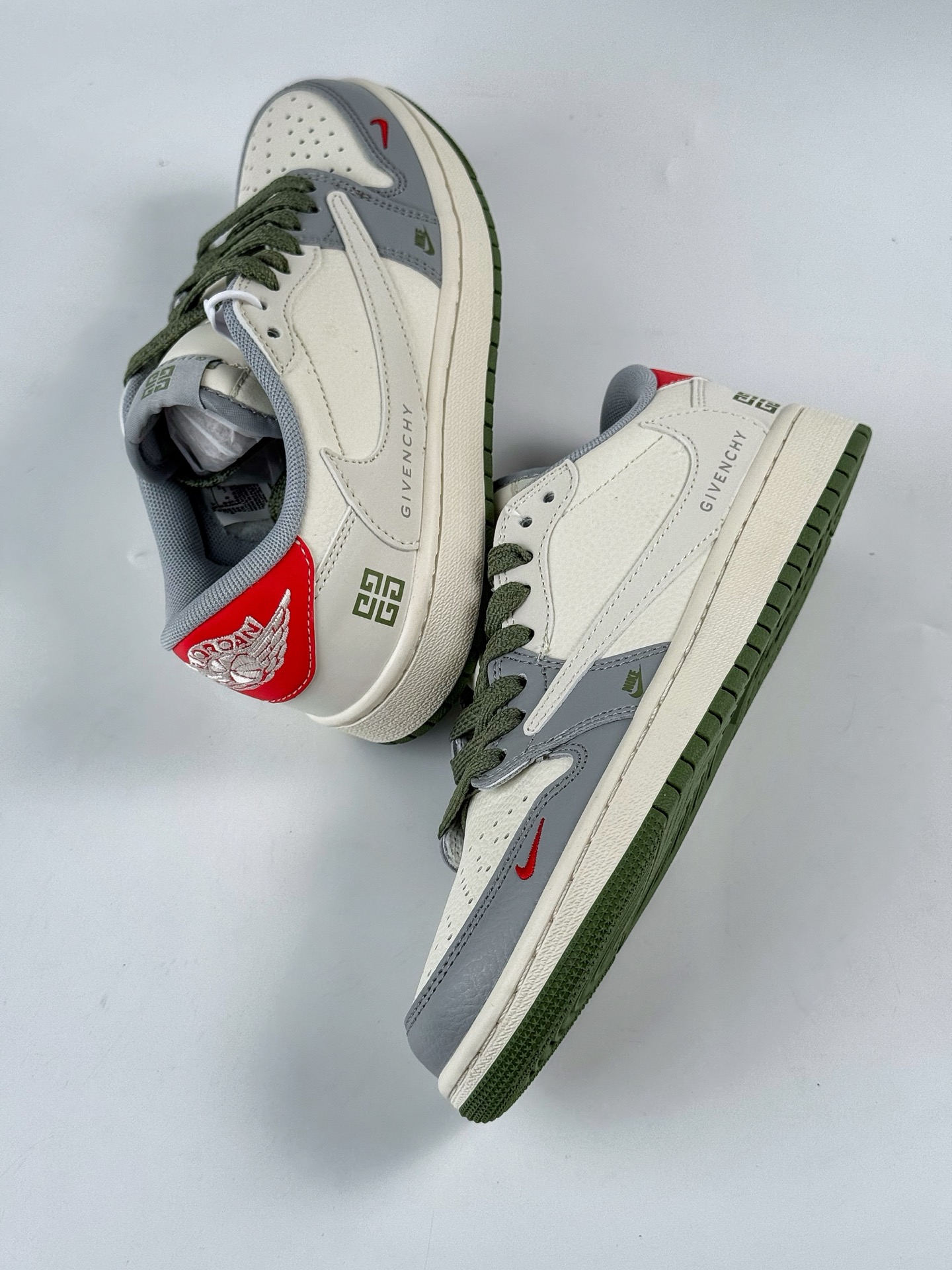 Travis Scott x Nike Air Jordan 1 Low x GIVENCHY Air Jordan 1 Low 反转灰白双小勾倒钩 XS7089-600-High Quatity Cheap Brand wholesale wholesaler seller Clothes Bags handbags Sneakers Top Fashion Clothing Shoes from China Factory Chinese suppliers best Quality Beautiful Price Travis Scott x Nike Air Jordan 1 Low x GIVENCHY Air Jordan 1 Low 反转灰白双小勾倒钩 XS7089-600