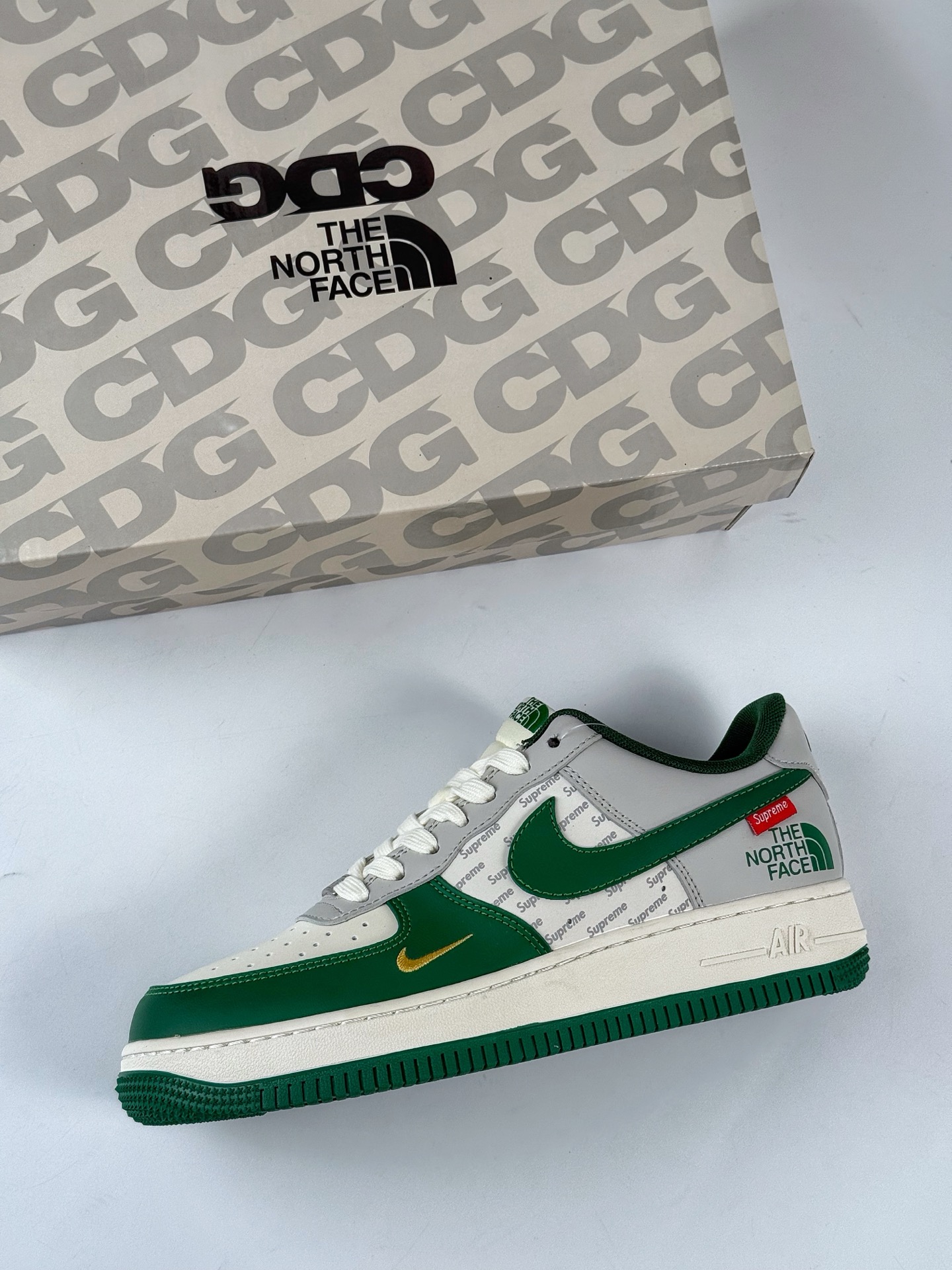 Nike Air Force 1 Low 07 x The North Face 绿白小勾 ZH2598-321