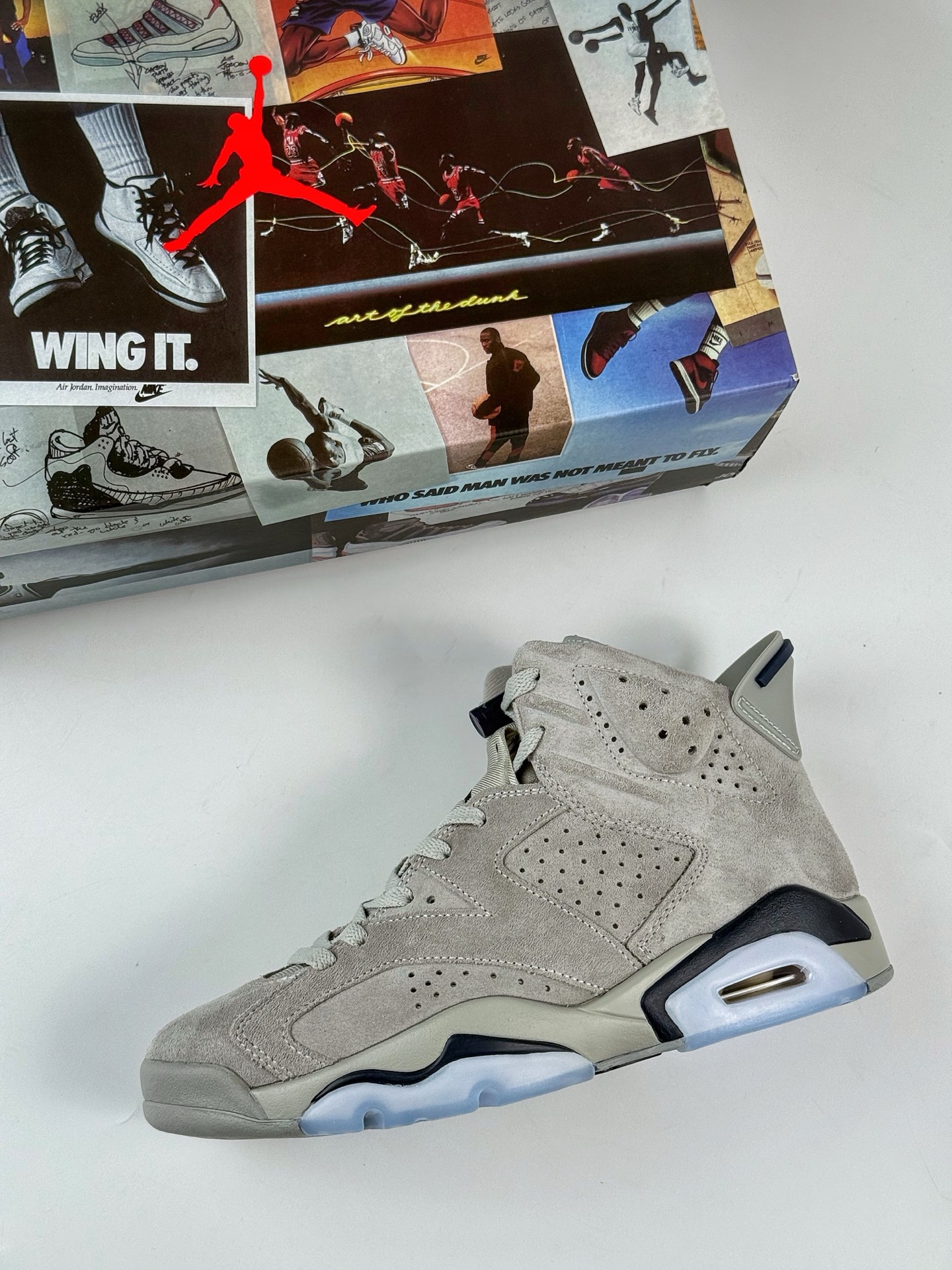 Air Jordan 6 Retro ”Reverse Oreo” 乔治城灰蓝 2024版 潮流复古篮球鞋 CT8529-012