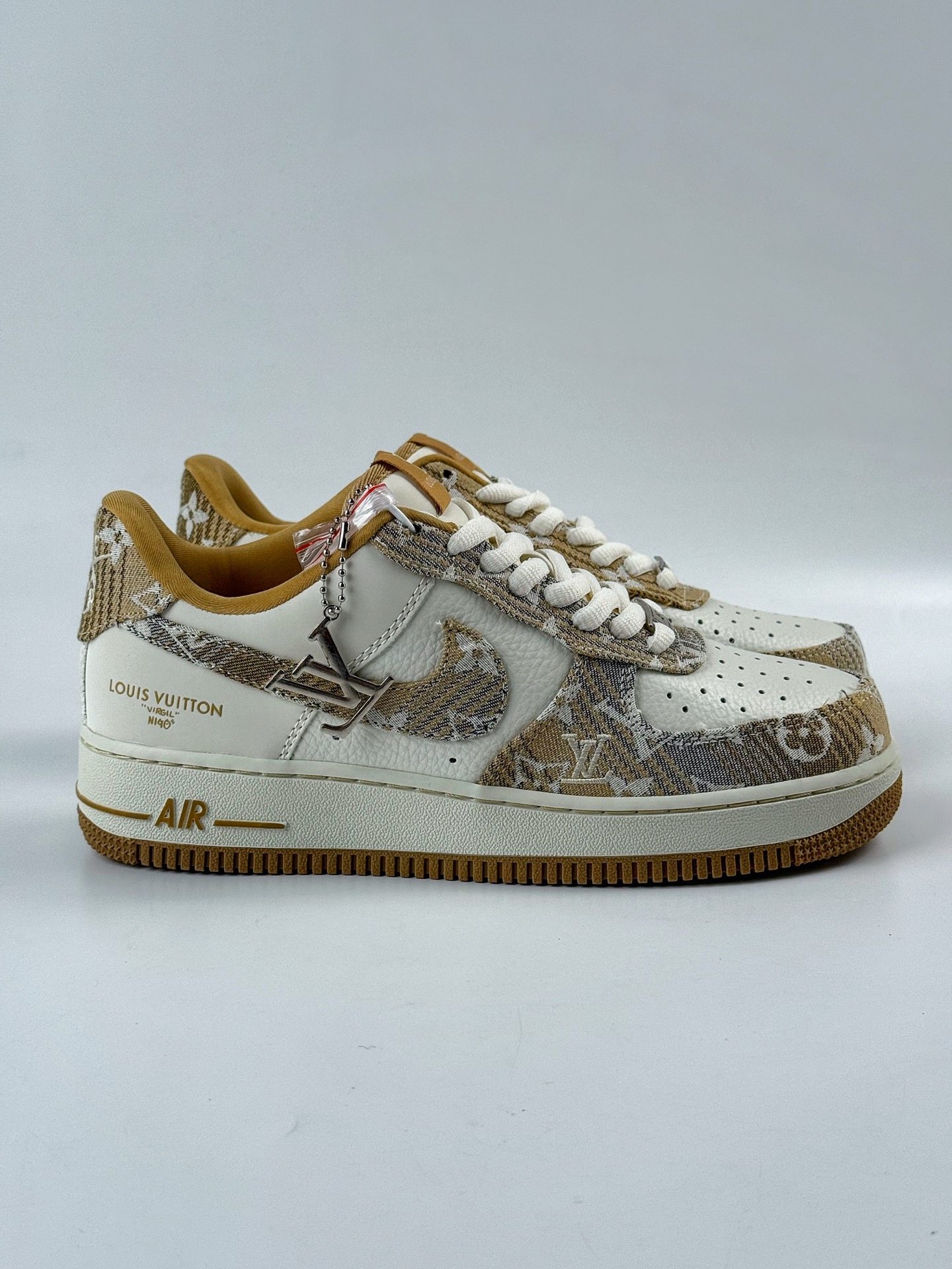 Nike Air Force 1 Low 07 x Louis Vuitton 白橙 SC9207-542