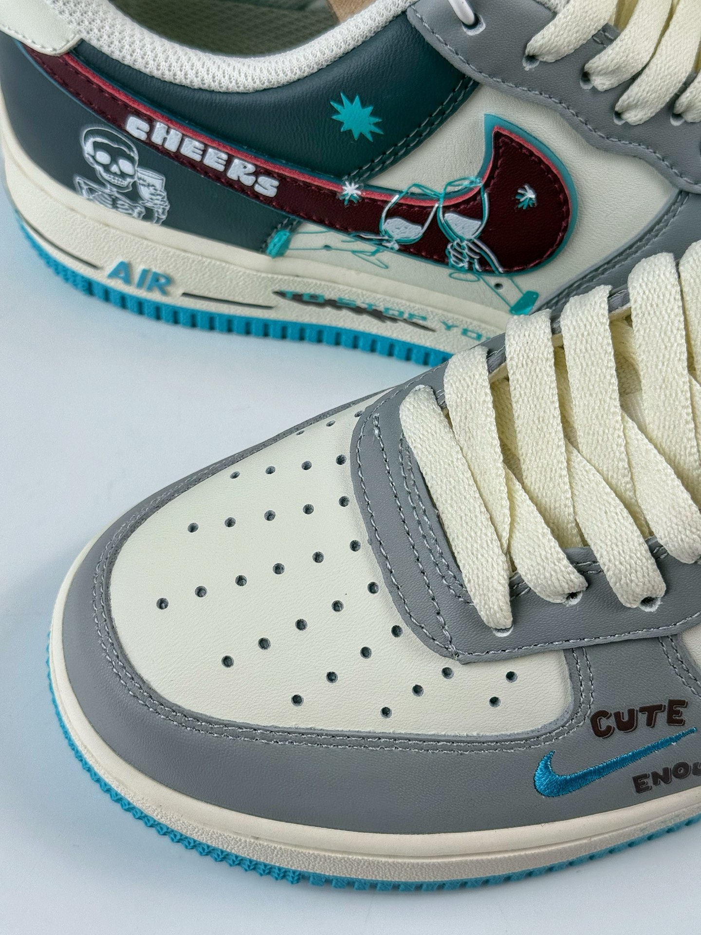 Nike Air Force 1 Low 07 x CHEERS 骷髅涂鸦 LJ2288-666