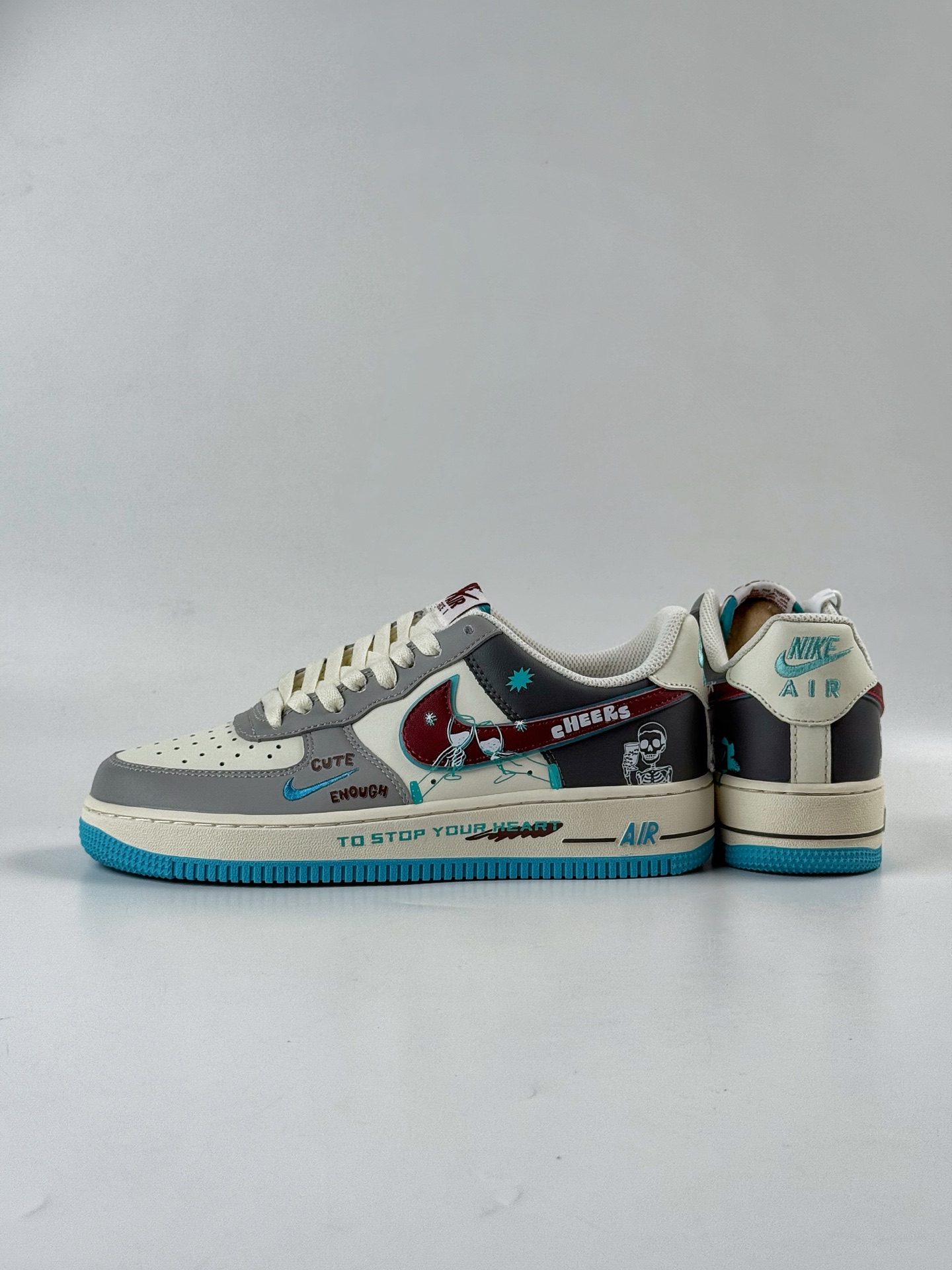Nike Air Force 1 Low 07 x CHEERS 骷髅涂鸦 LJ2288-666