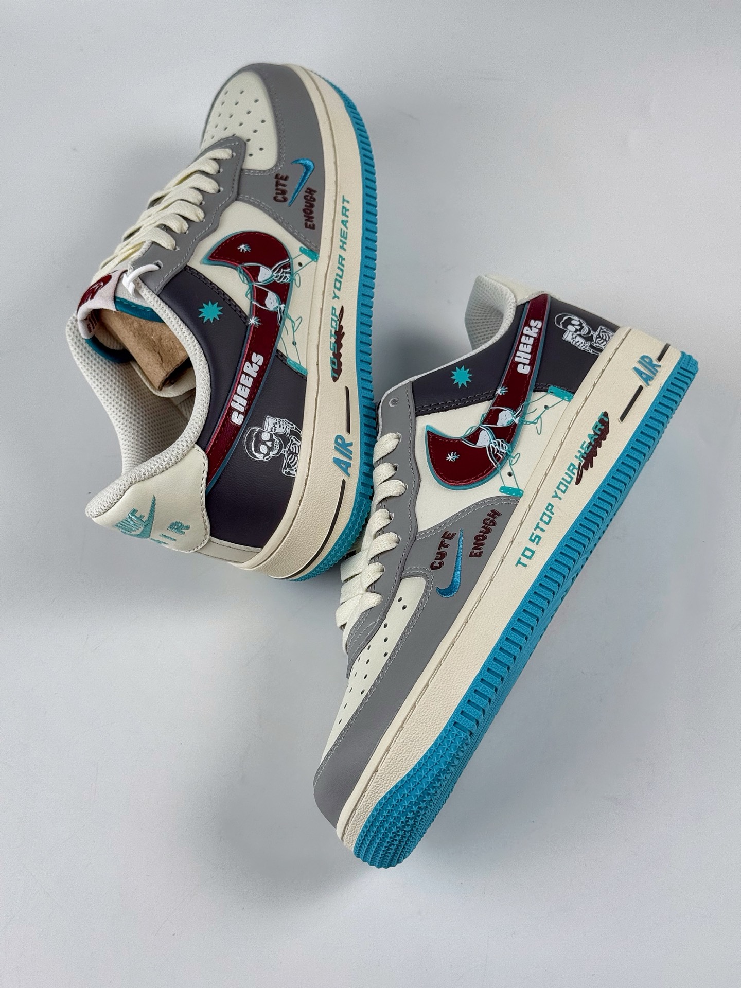 Nike Air Force 1 Low 07 x CHEERS 骷髅涂鸦 LJ2288-666