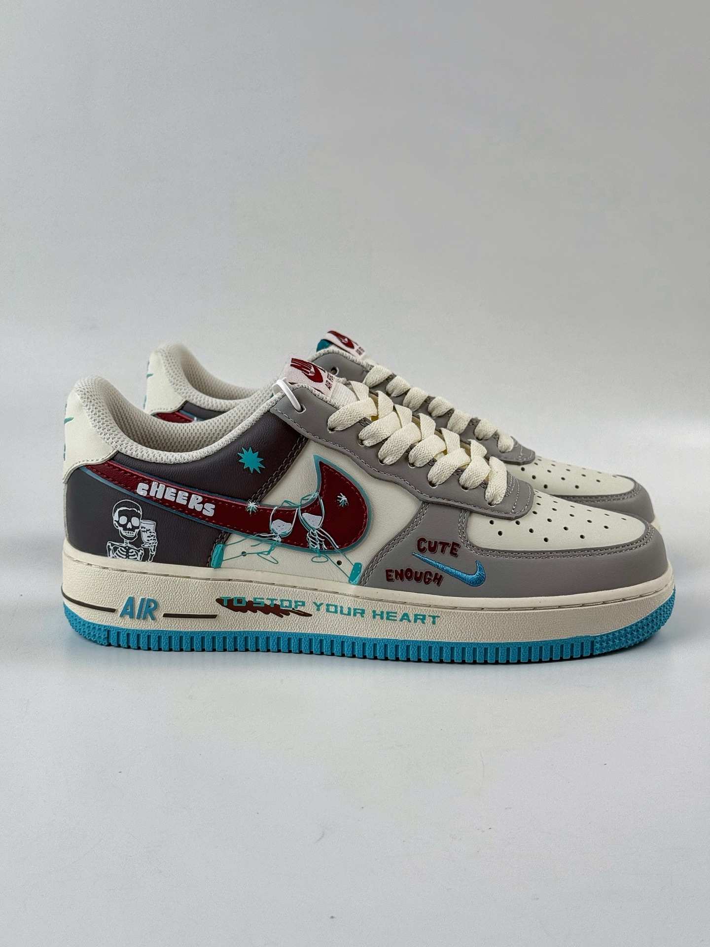 Nike Air Force 1 Low 07 x CHEERS 骷髅涂鸦 LJ2288-666