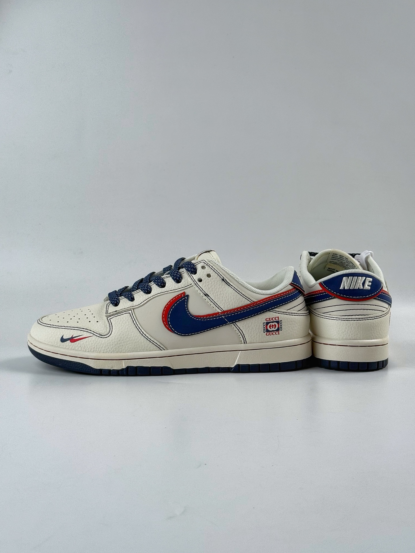 Nike SB Dunk Low x GUCCI 白蓝红双勾双小勾满天星 XS6089-607