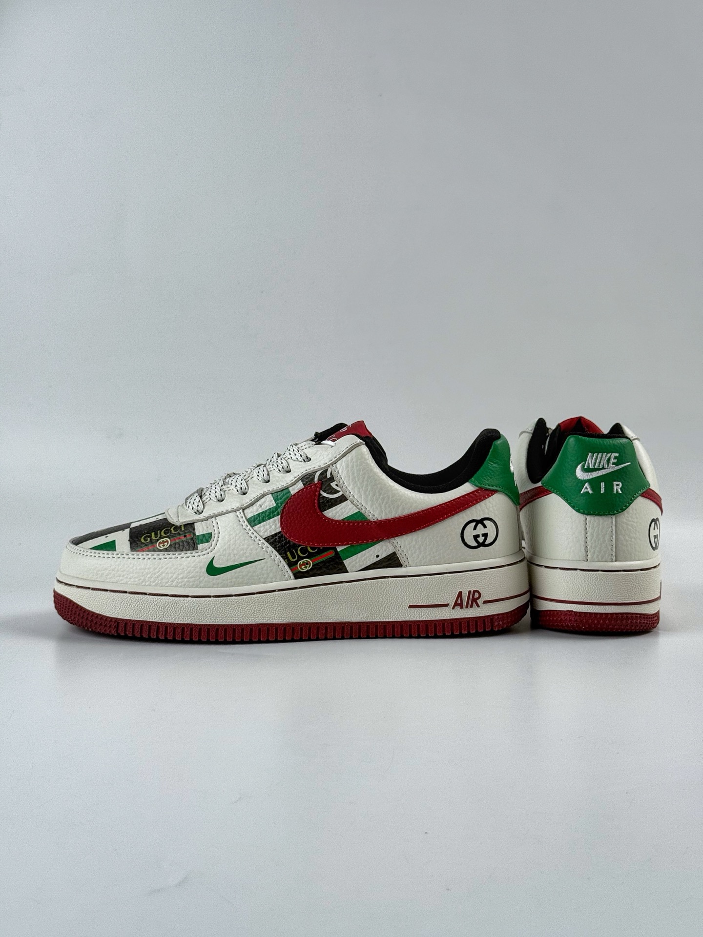 Nike Air Force 1 Low 07 x GUCCI 白绿小勾满天星 LW9279-012-莆田鞋,莆田鞋货源,高仿鞋,高仿鞋货源,安福档口,莆田高仿鞋,莆田鞋批发,高仿鞋批发,莆田高仿运动鞋,高仿运动鞋,莆田运动鞋 Nike Air Force 1 Low 07 x GUCCI 白绿小勾满天星 LW9279-012
