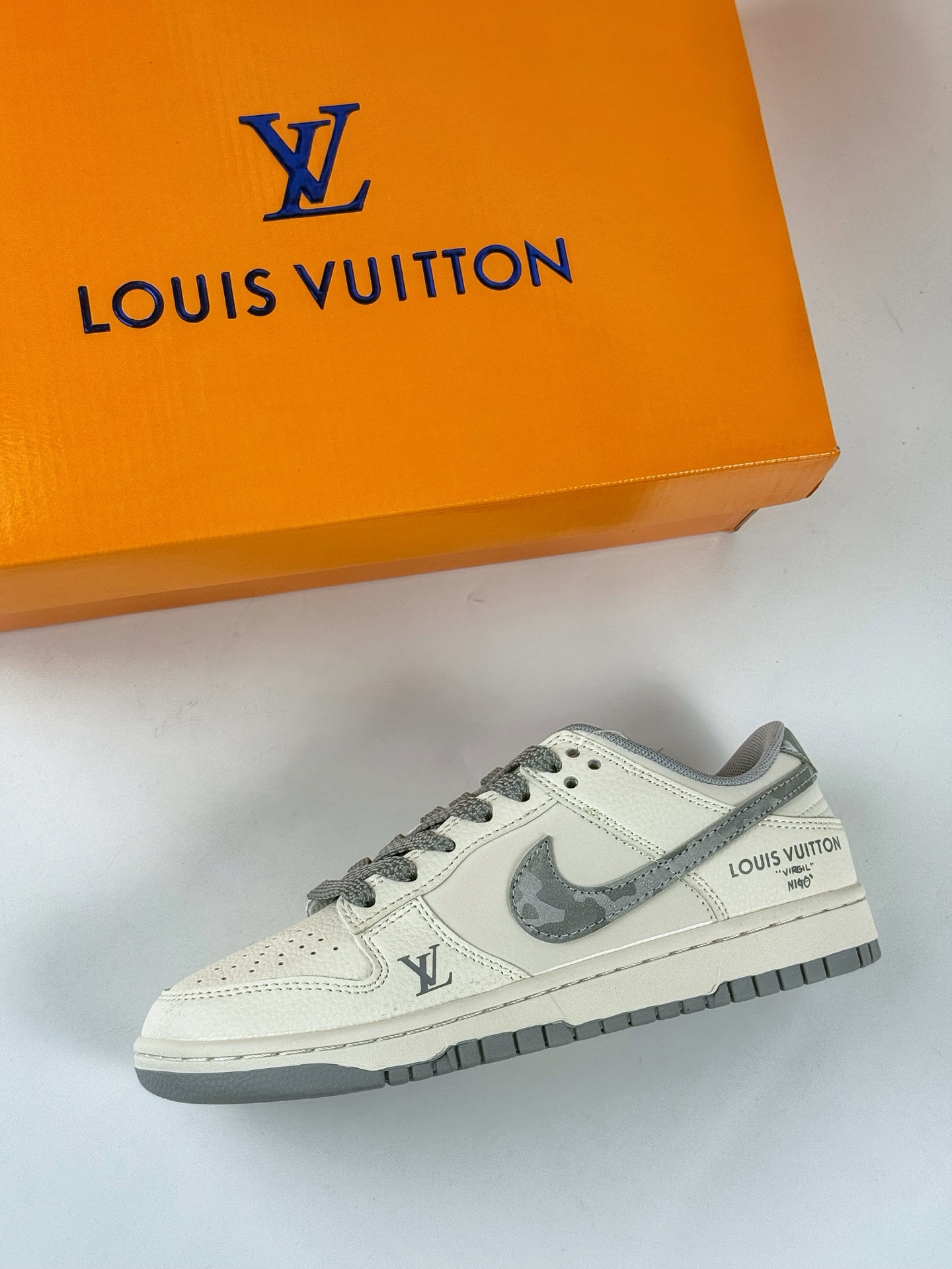 Nike Air Dunk LOW 1“LV联名——迷彩灰 ” JP1628-014