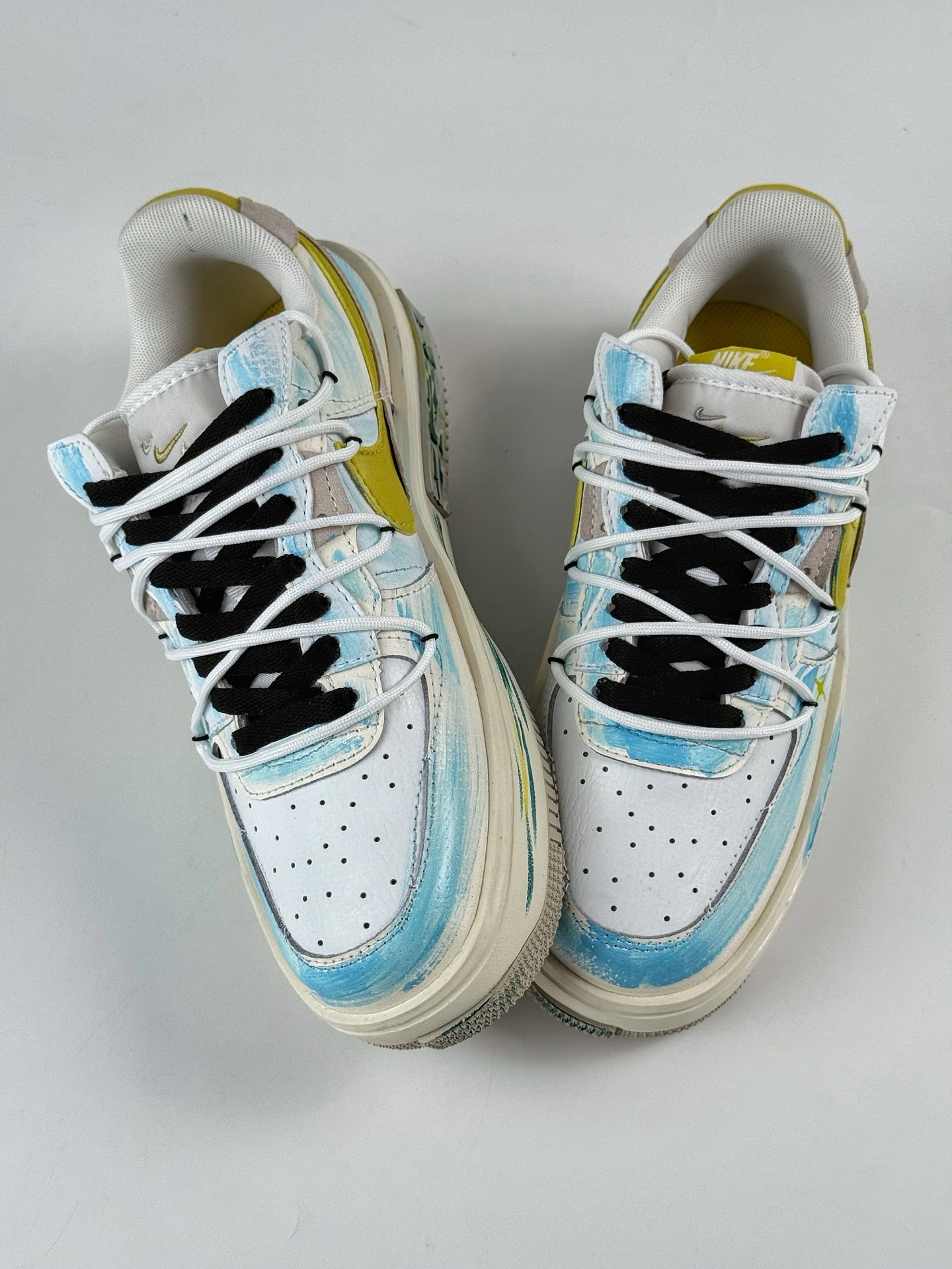 Nike Air Force 1 Low 07 ”Lemon” 柠檬 白蓝绑带 DV6984-011-莆田鞋,莆田鞋货源,高仿鞋,高仿鞋货源,安福档口,莆田高仿鞋,莆田鞋批发,高仿鞋批发,莆田高仿运动鞋,高仿运动鞋,莆田运动鞋 Nike Air Force 1 Low 07 ”Lemon” 柠檬 白蓝绑带 DV6984-011