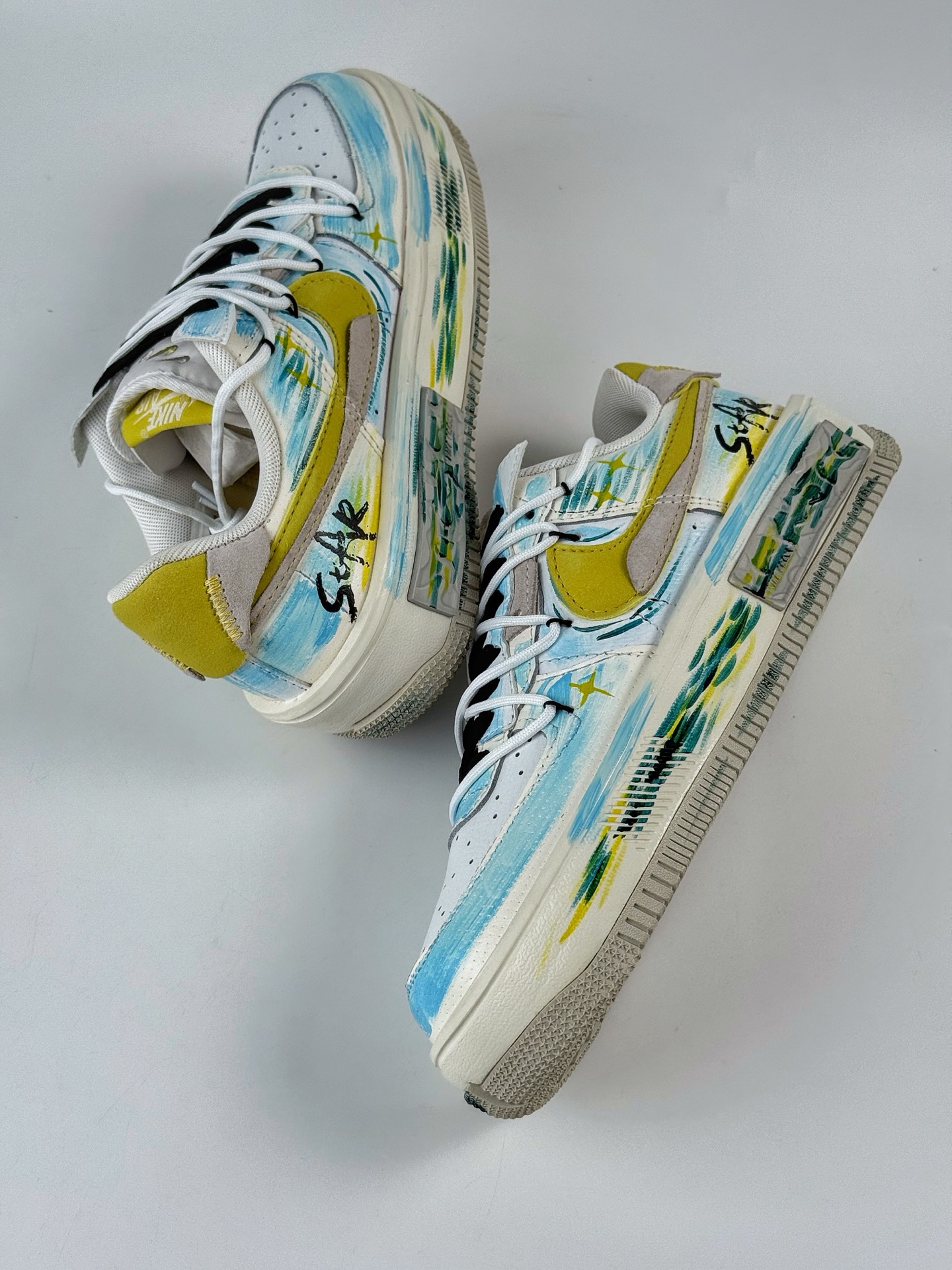 Nike Air Force 1 Low 07 ”Lemon” 柠檬 白蓝绑带 DV6984-011-莆田鞋,莆田鞋货源,高仿鞋,高仿鞋货源,安福档口,莆田高仿鞋,莆田鞋批发,高仿鞋批发,莆田高仿运动鞋,高仿运动鞋,莆田运动鞋 Nike Air Force 1 Low 07 ”Lemon” 柠檬 白蓝绑带 DV6984-011
