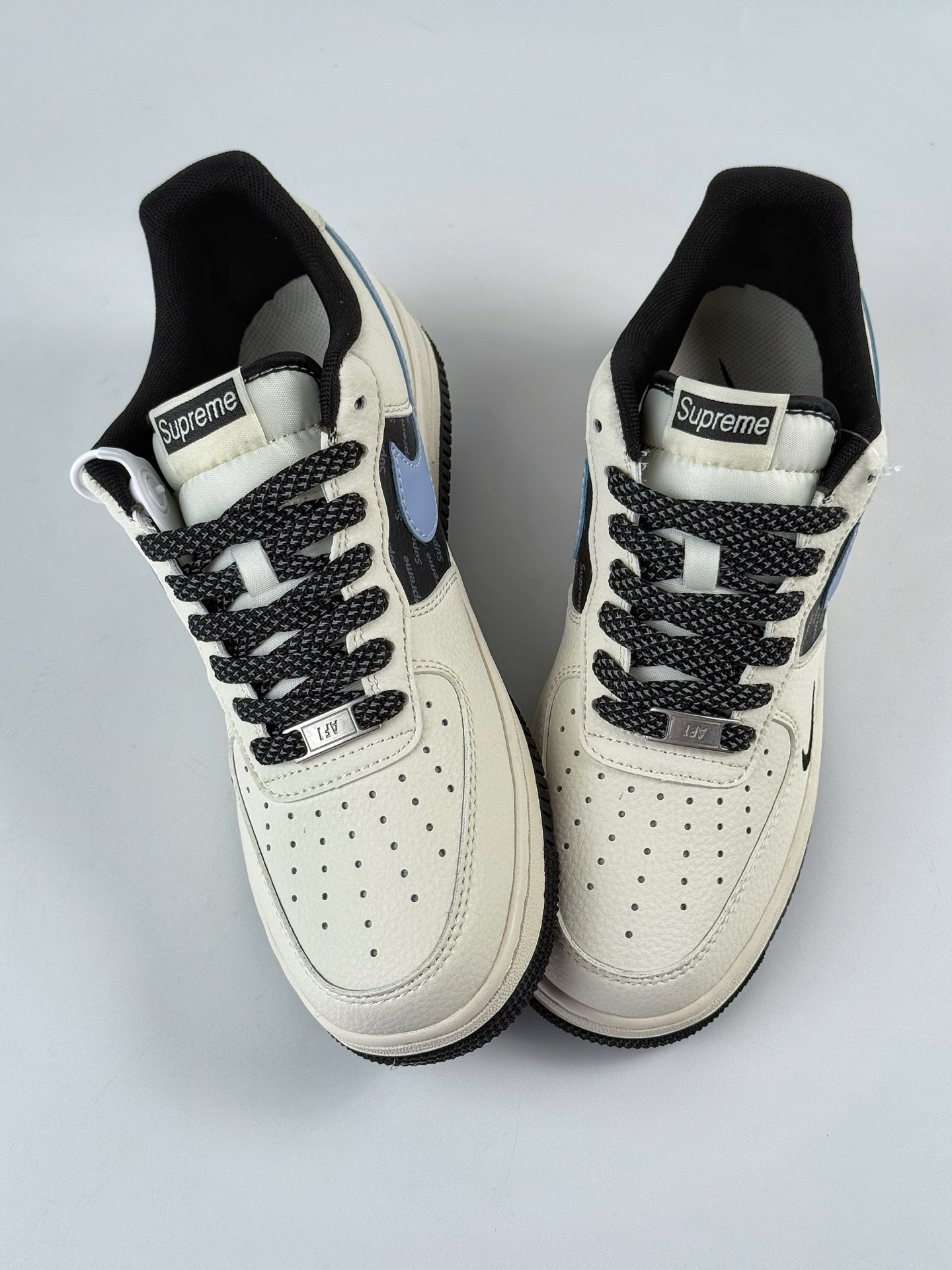 260 Nike Air Force 1 Low 07 x Supreme 白黑蓝小勾满天星 ZH2598-311-Chinese UA Cheap High Quatity Brand Clothes Bags handbags Sneakers wholesale wholesaler seller from China Factory suppliers Fashion Clothing Shoes best Quality Beautiful Price 260 Nike Air Force 1 Low 07 x Supreme 白黑蓝小勾满天星 ZH2598-311