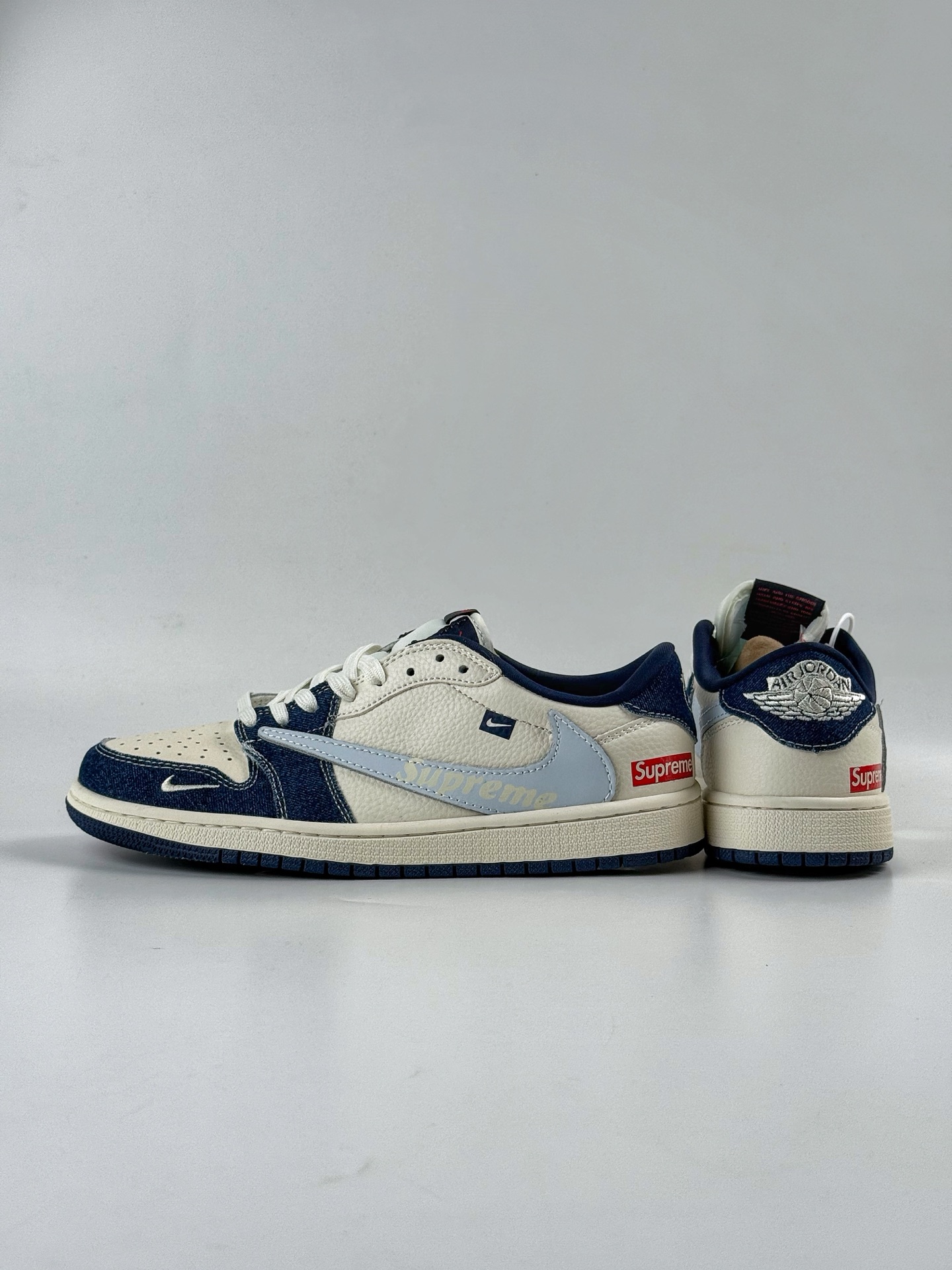 260 Travis Scott x Nike Air Jordan 1 Low x superme Air Jordan 1 Low 反转蓝白小勾倒钩 XB1979-006