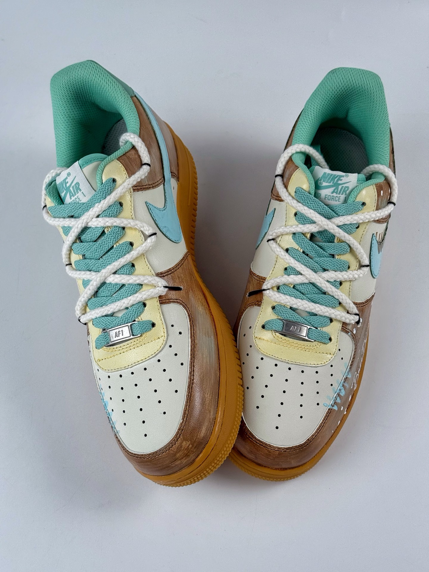 260 Nike Air Force 1 Low 07 棕蓝绑带 XC2351-505