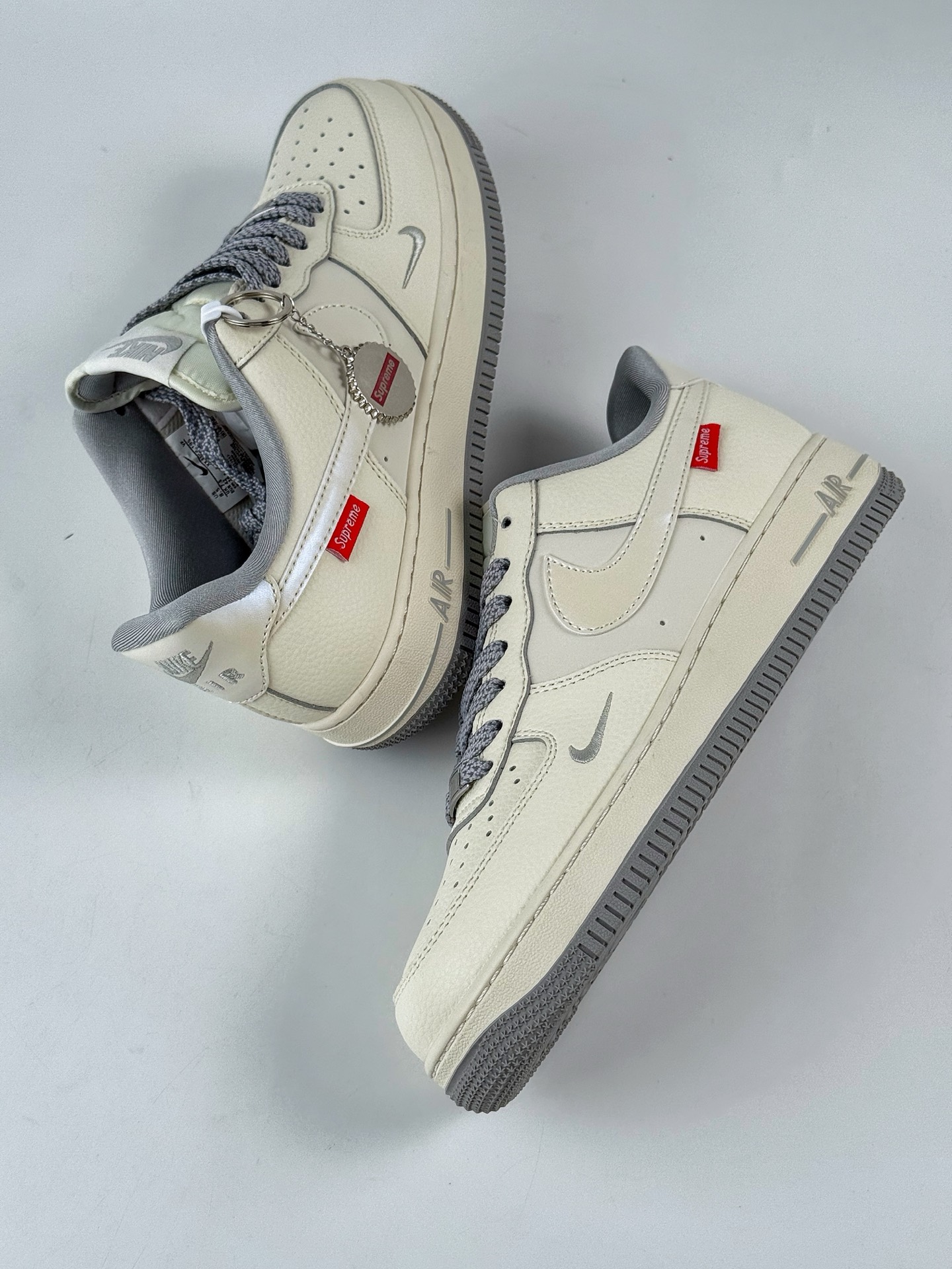 260 Nike Air Force 1 Low 07 x superme 米白灰小勾满天星 XX3168-195