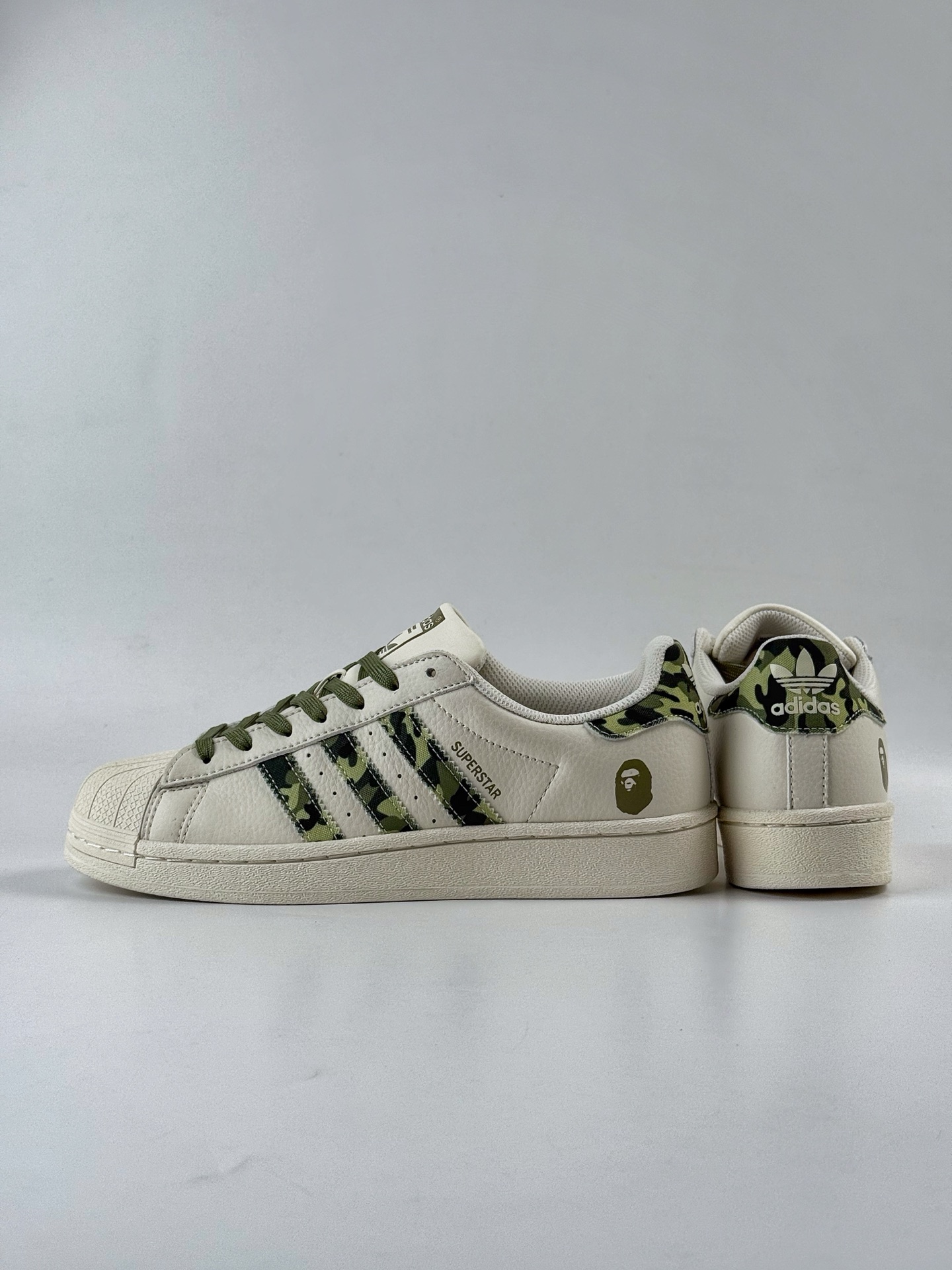 220 AD Originals Superstar x BAPE 白绿 DS0018