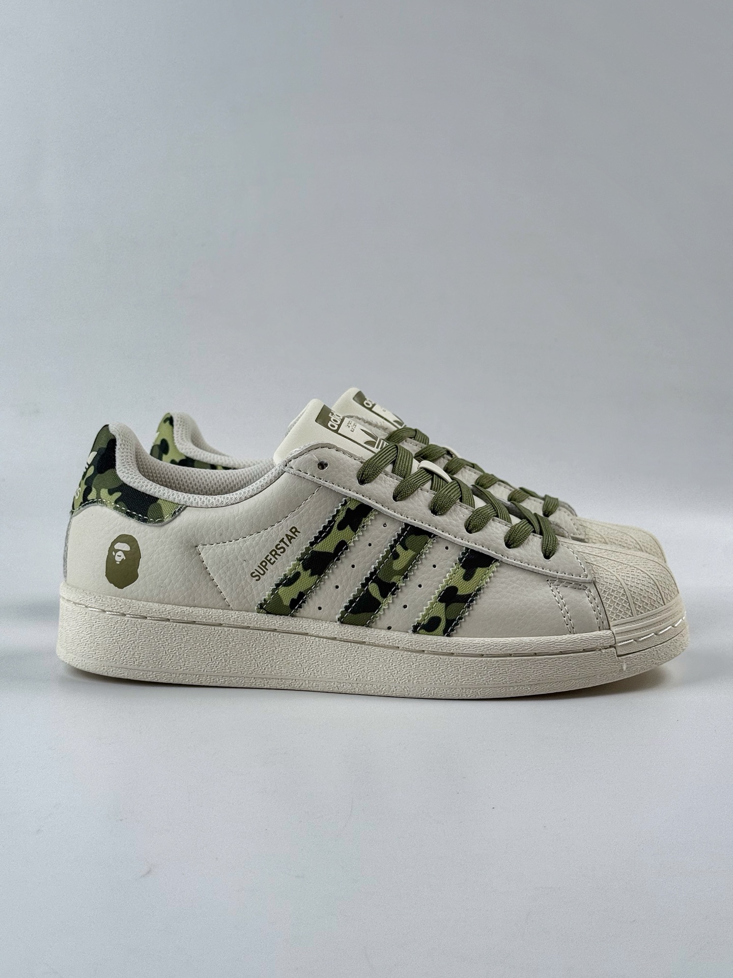 220 AD Originals Superstar x BAPE 白绿 DS0018