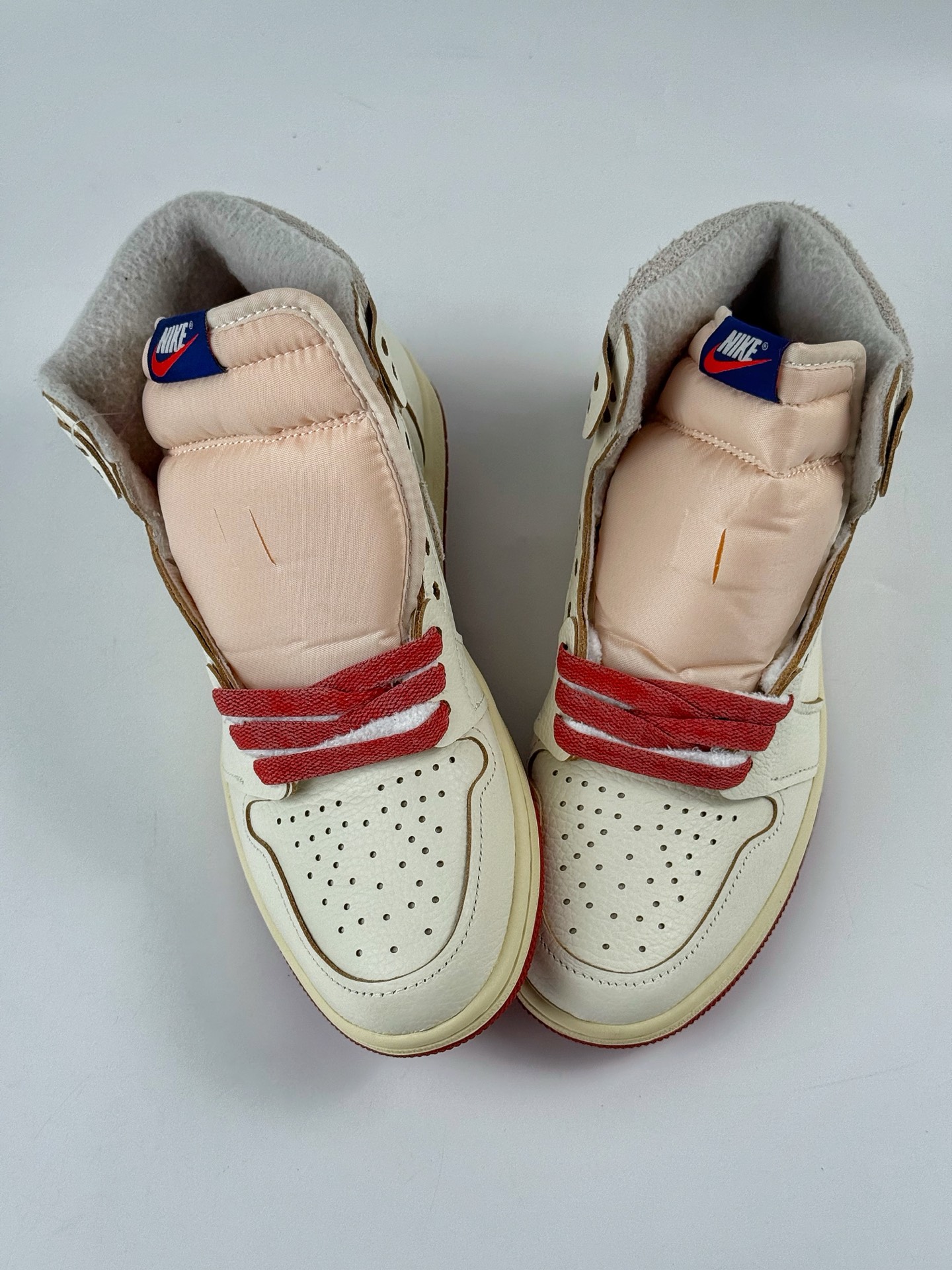 260 莞产原底面 市售性价比之王 Air Jordan 1 Retro High OG ”Sail/Cinnabar” 米橙 DB4612-100