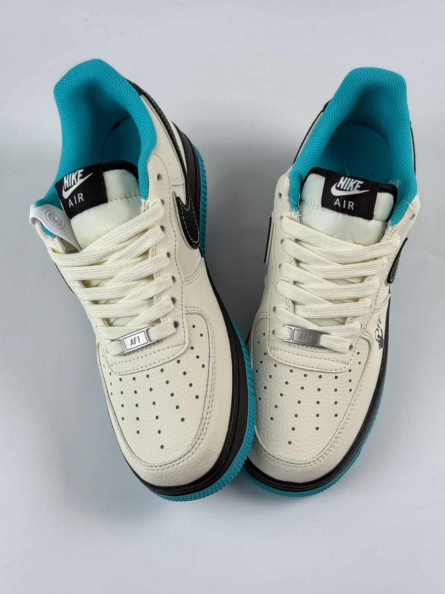 260 Nike Air Force 1 Low 07 x OFF-WHITE 白黑绿 QW5836-003