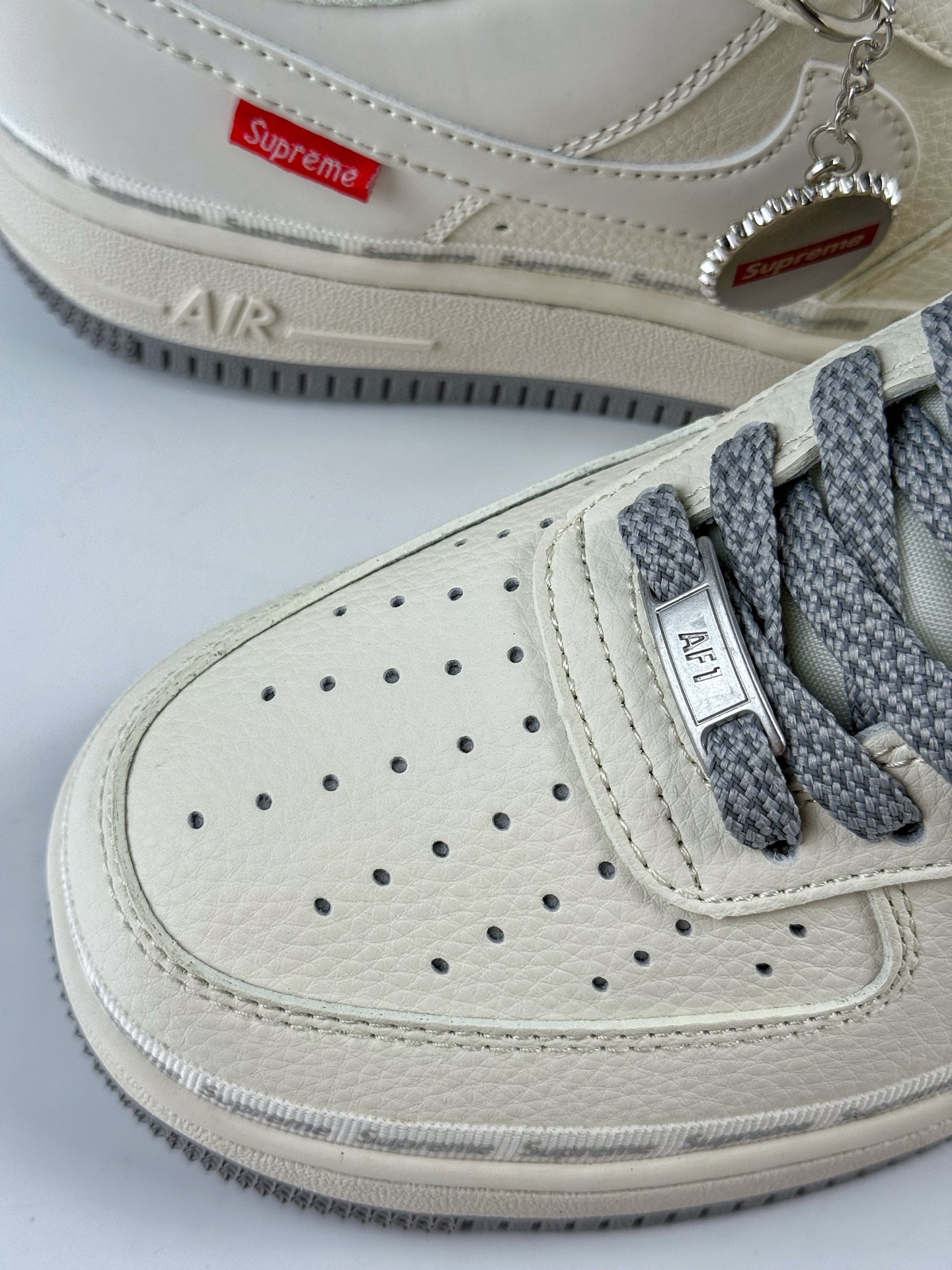 260 Nike Air Force 1 Low 07 x superme 米白灰满天星 XX3168-205
