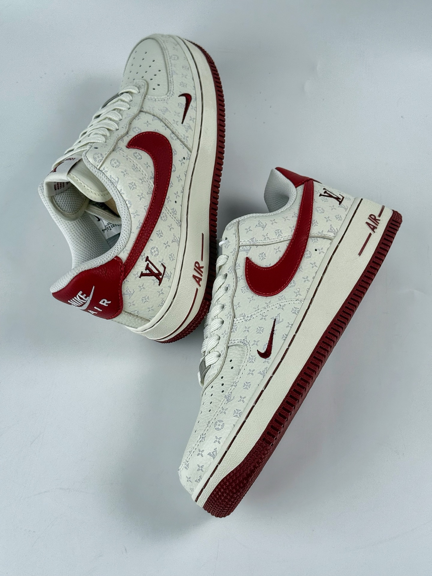260 Nike Air Force 1 Low 07 x Louis Vuitton 白红小勾 LW9279-015-Chinese UA Cheap High Quatity Brand Clothes Bags handbags Sneakers wholesale wholesaler seller from China Factory suppliers Fashion Clothing Shoes best Quality Beautiful Price 260 Nike Air Force 1 Low 07 x Louis Vuitton 白红小勾 LW9279-015