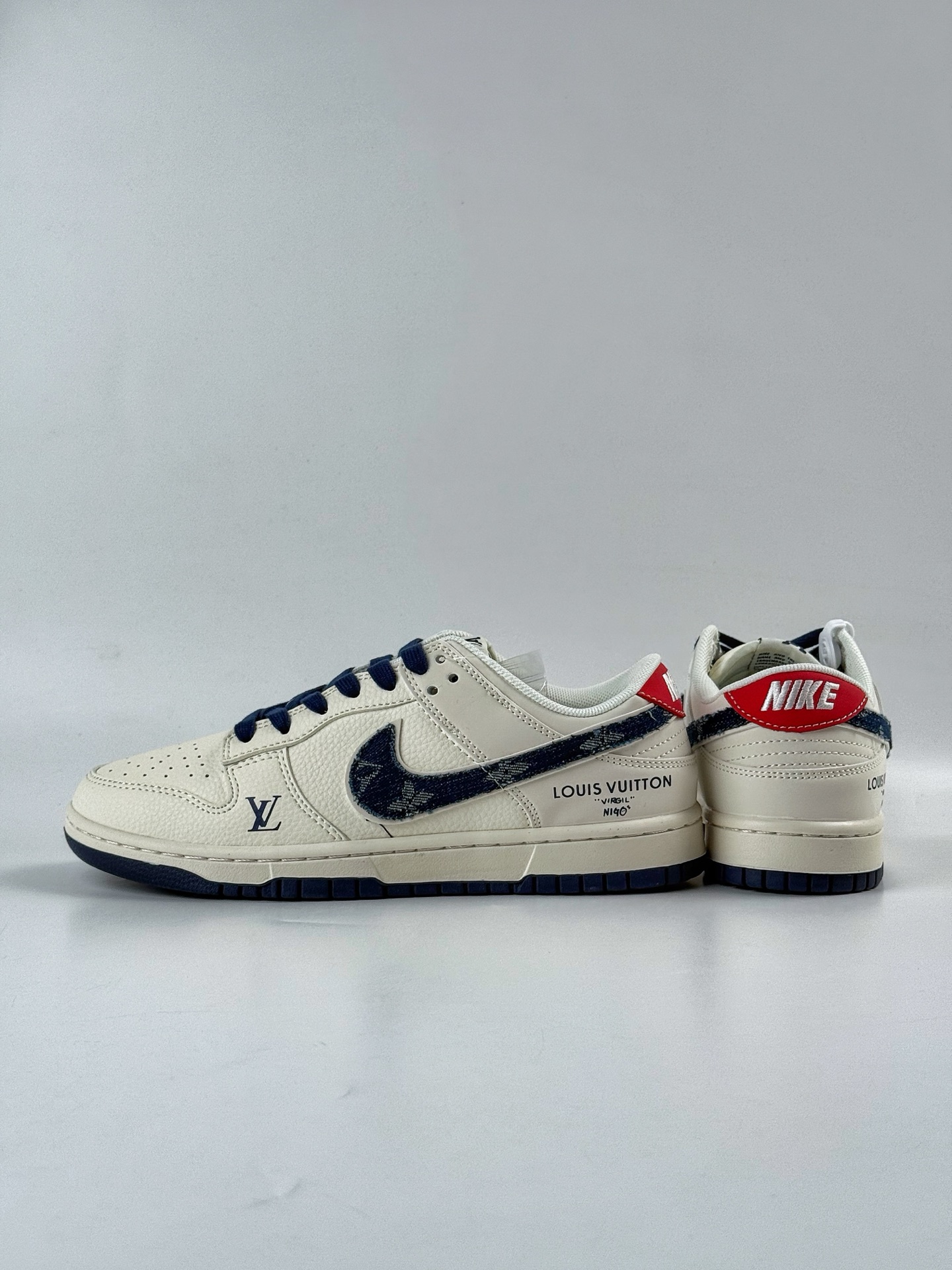 280 Nike SB Dunk Low x Louis Vuitton 白蓝 JP1628-037