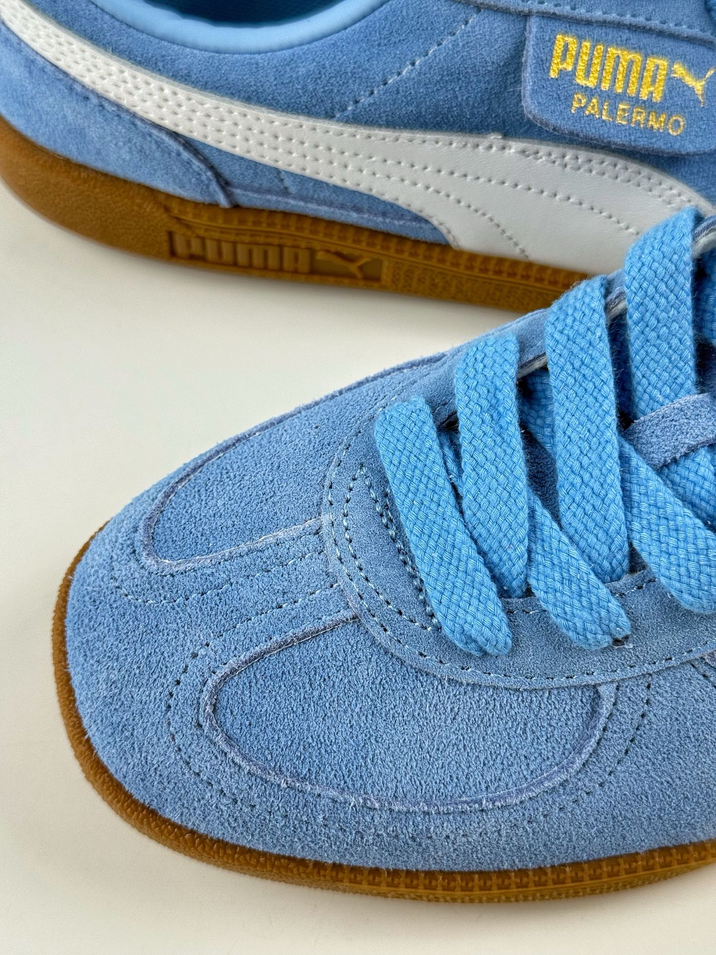 160 Puma彪马 Palermo JR 蓝白 舒适百搭低帮德训板鞋 397271-28