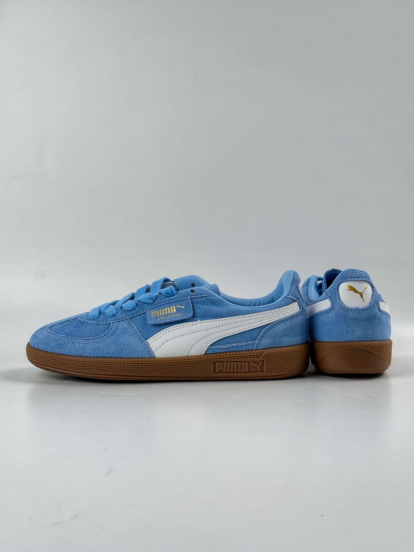 160 Puma彪马 Palermo JR 蓝白 舒适百搭低帮德训板鞋 397271-28