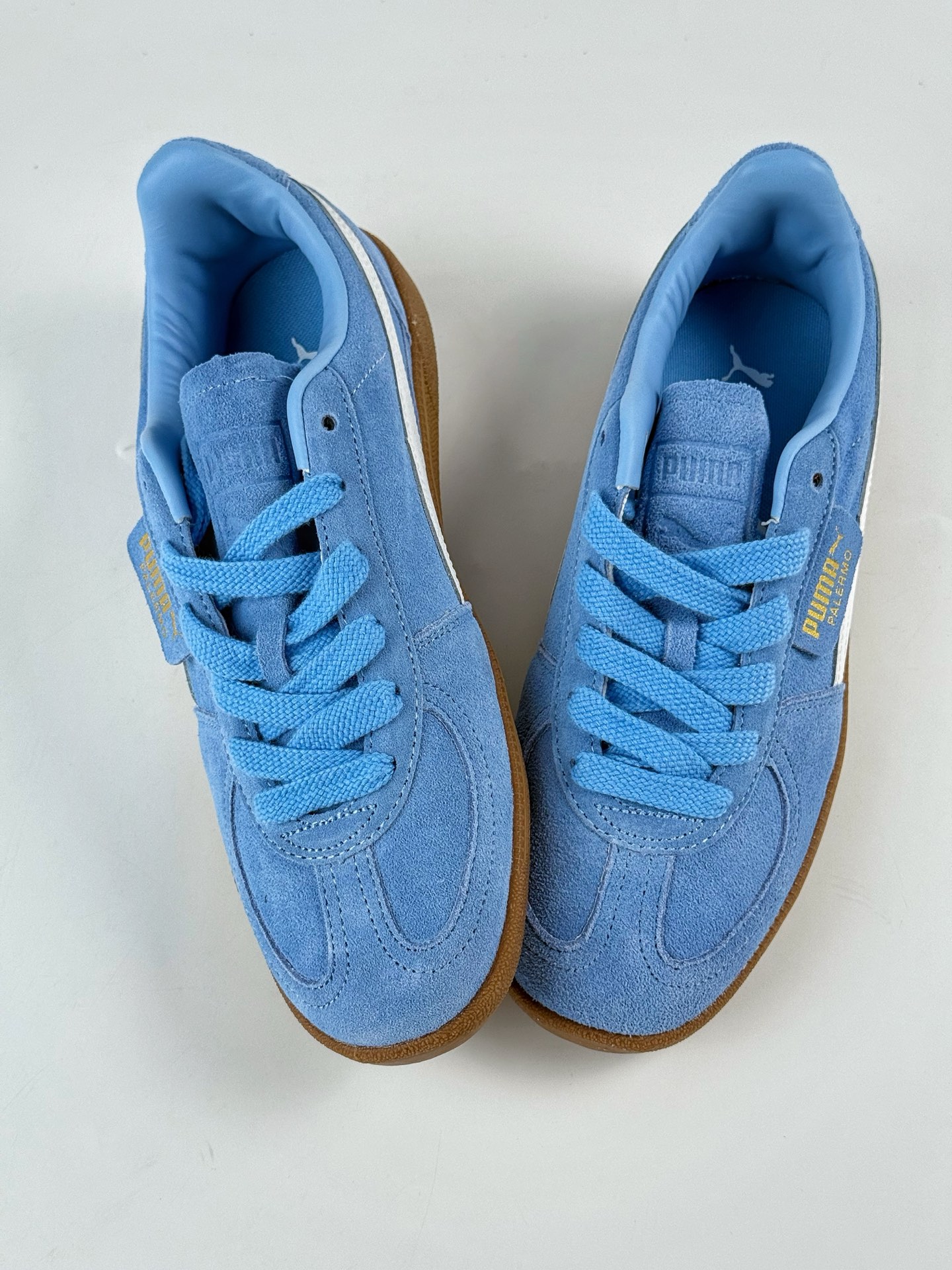 160 Puma彪马 Palermo JR 蓝白 舒适百搭低帮德训板鞋 397271-28