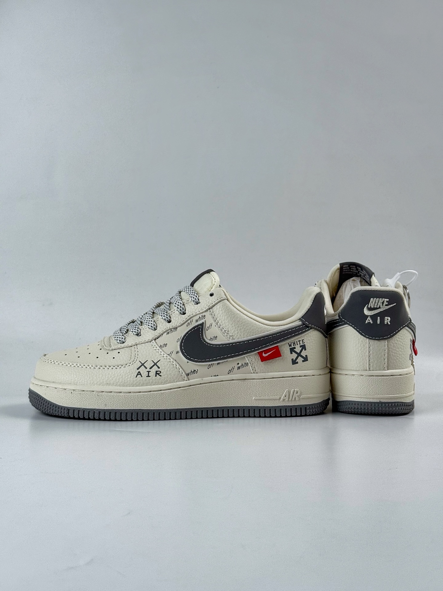 260 Nike Air Force 1 Low 07 x OFF-WHITE 白灰满天星 KJ1688-004