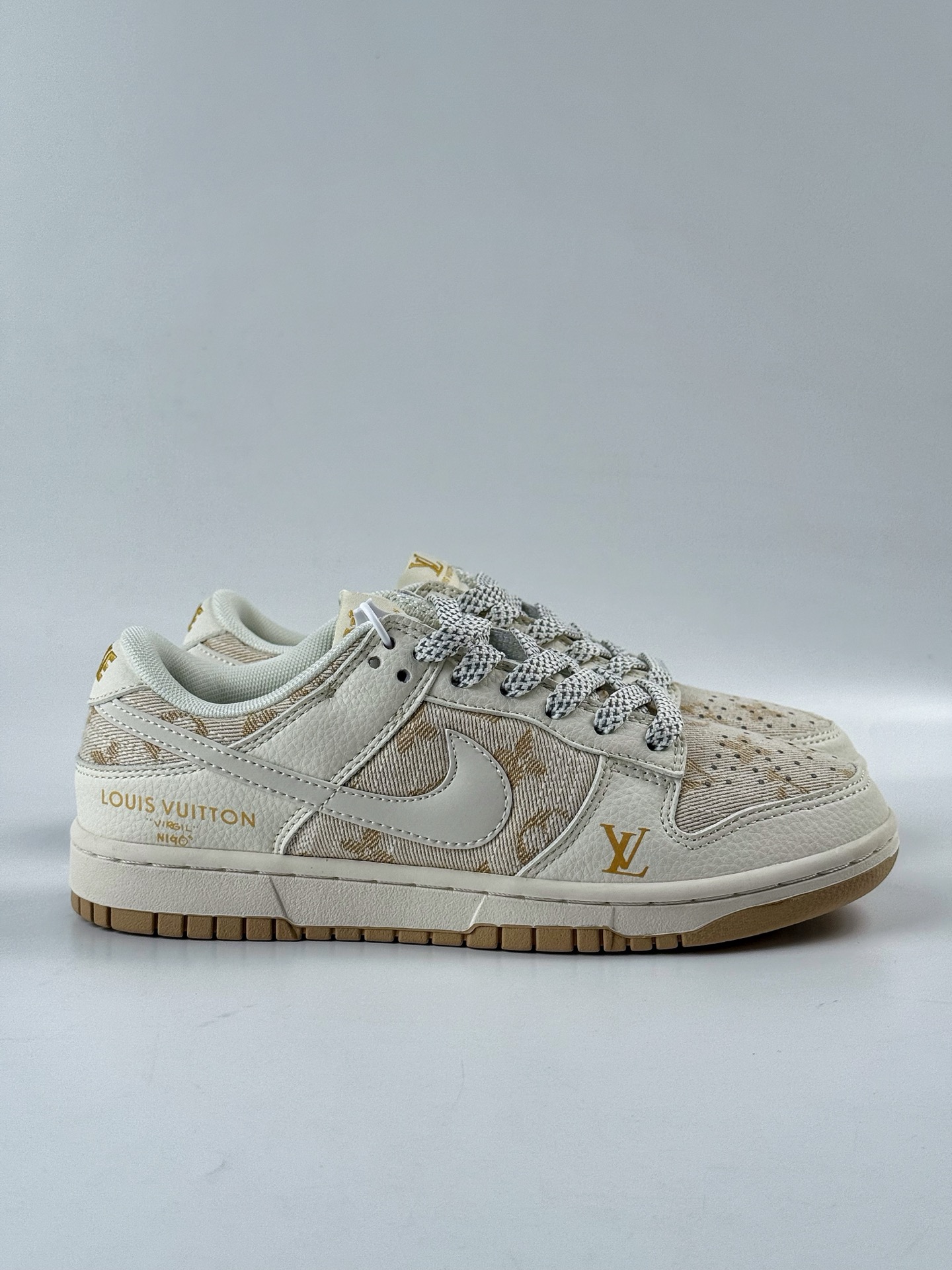 280 Nike SB Dunk Low x Louis Vuitton 白黄满天星 JP1628-007