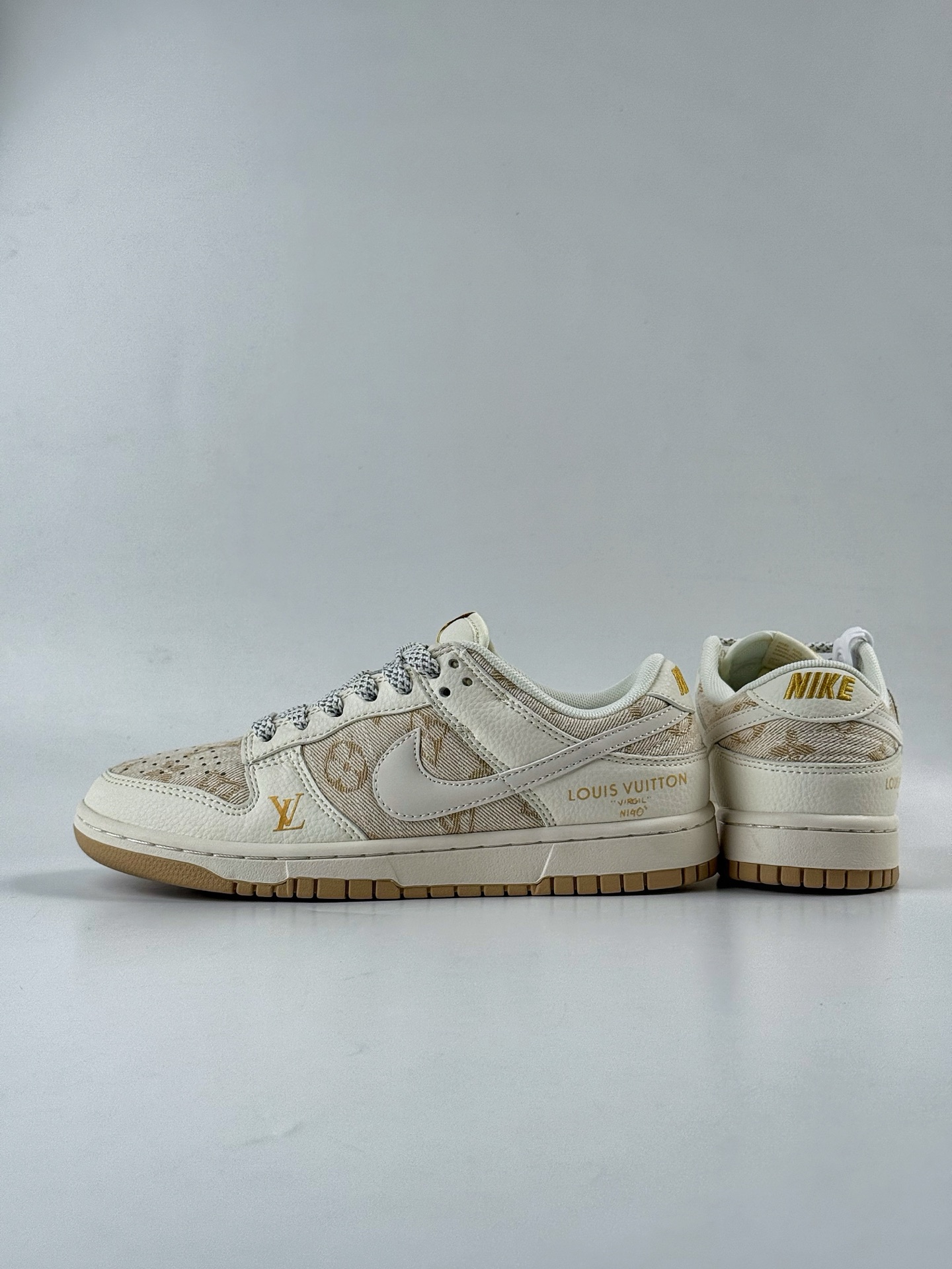 280 Nike SB Dunk Low x Louis Vuitton 白黄满天星 JP1628-007
