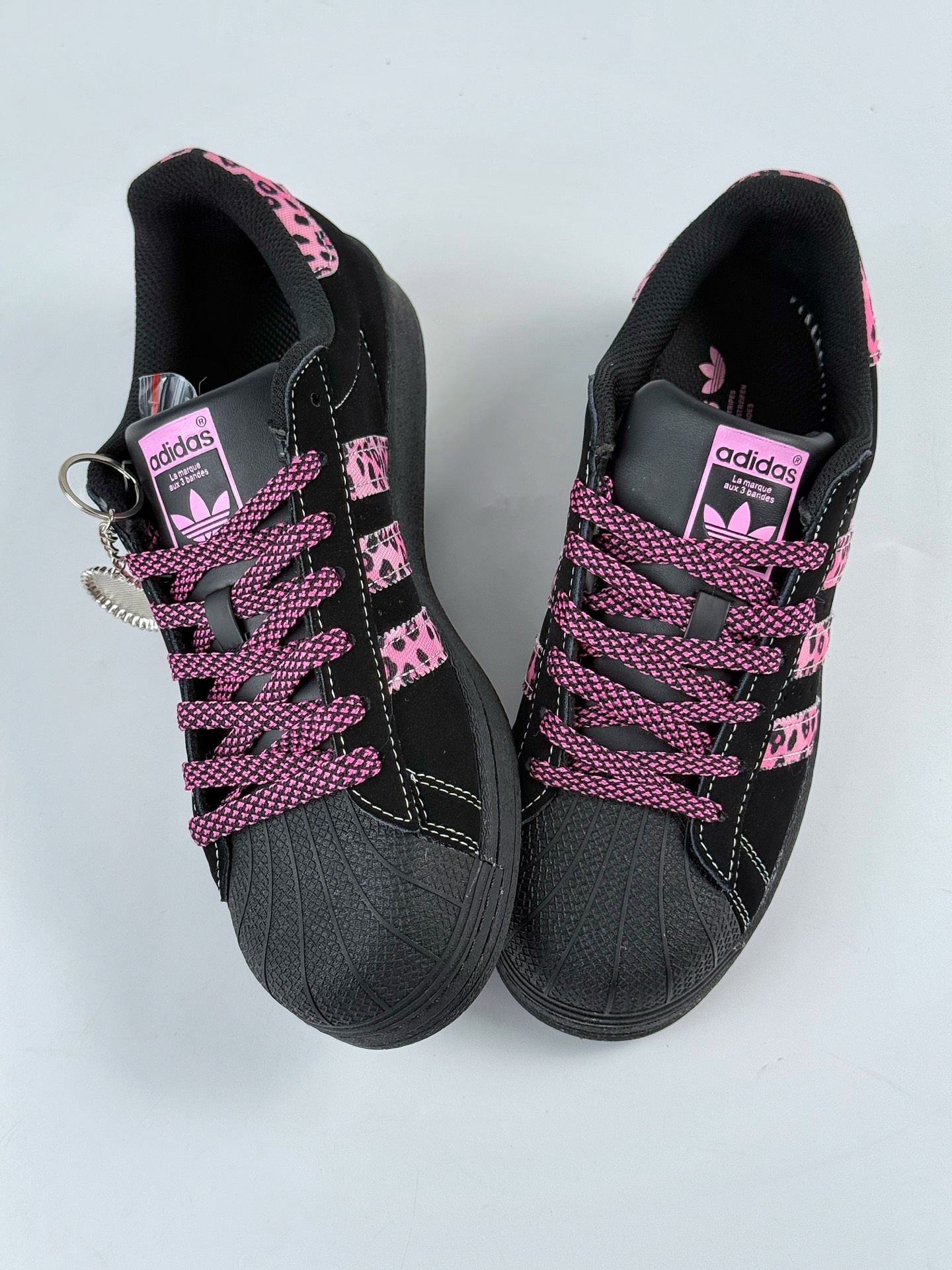 220 AD Originals Superstar x PINK PANTHER 黑粉满天星 AD8018CC