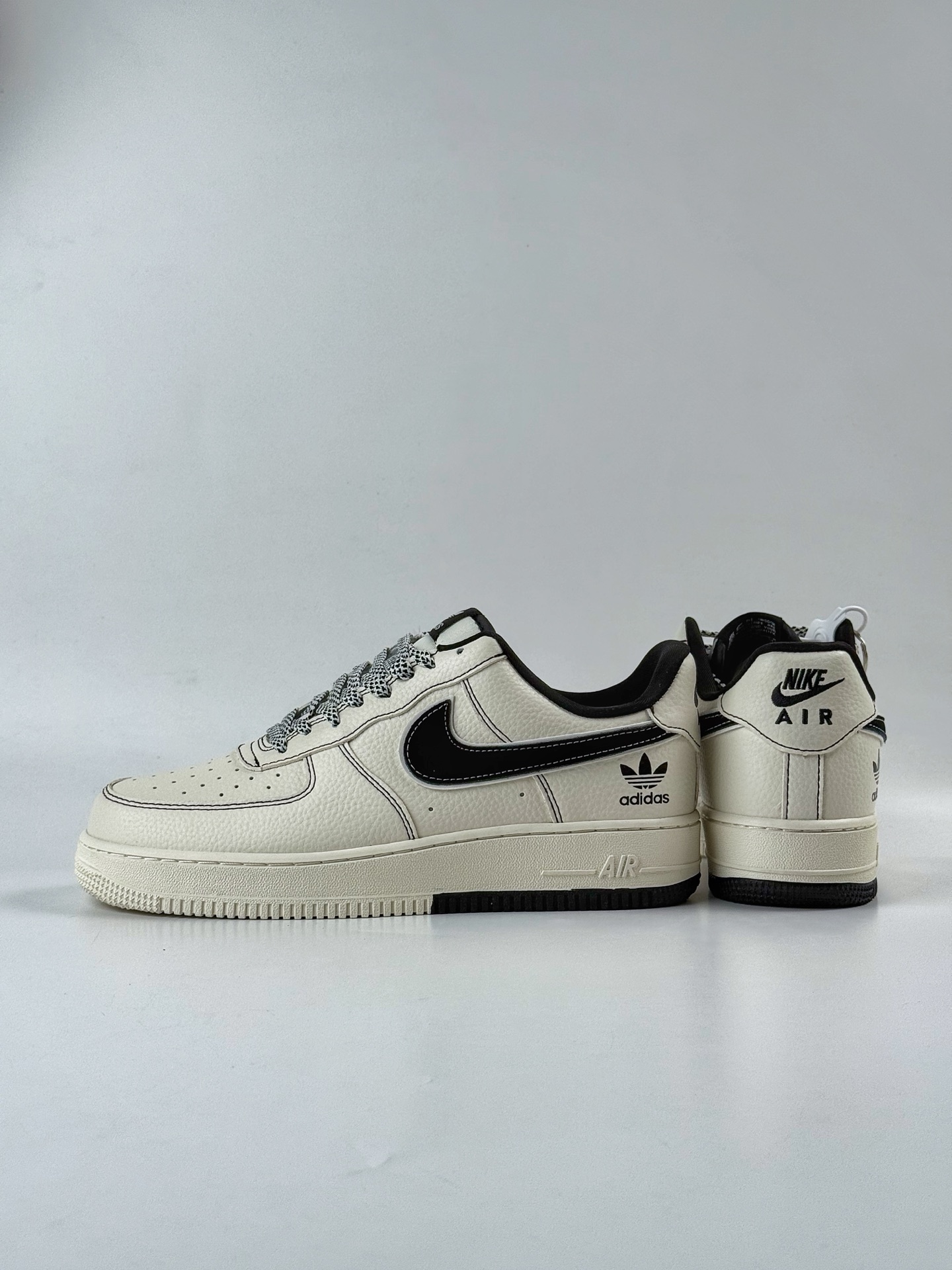 260 Nike Air Force 1 Low 07 x Adidas 米白黑满天星 KB1688-003-Chinese UA Cheap High Quatity Brand Clothes Bags handbags Sneakers wholesale wholesaler seller from China Factory suppliers Fashion Clothing Shoes best Quality Beautiful Price 260 Nike Air Force 1 Low 07 x Adidas 米白黑满天星 KB1688-003