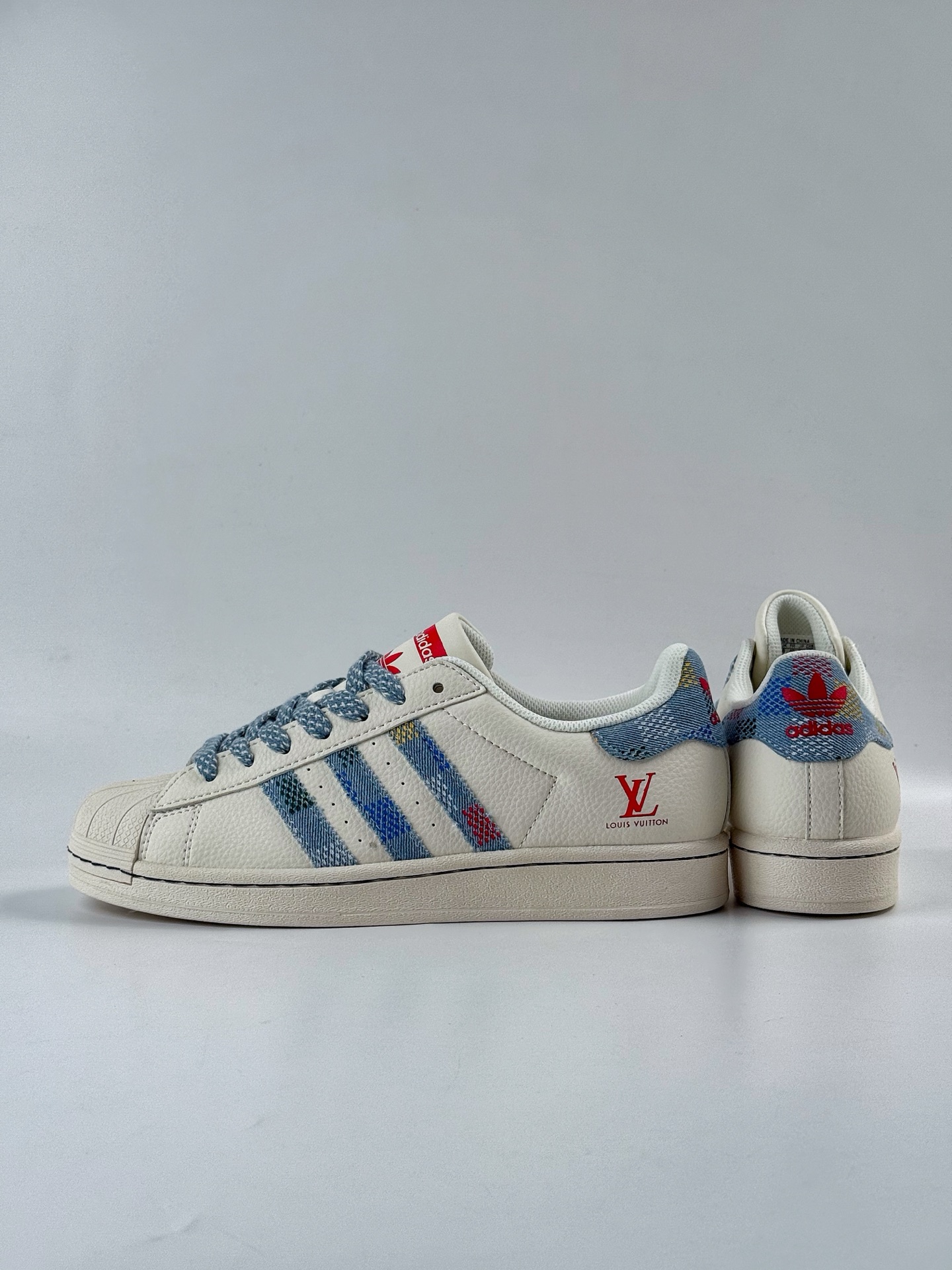 220 AD Originals Superstar x Louis Vuitton 白蓝满天星 HS3084