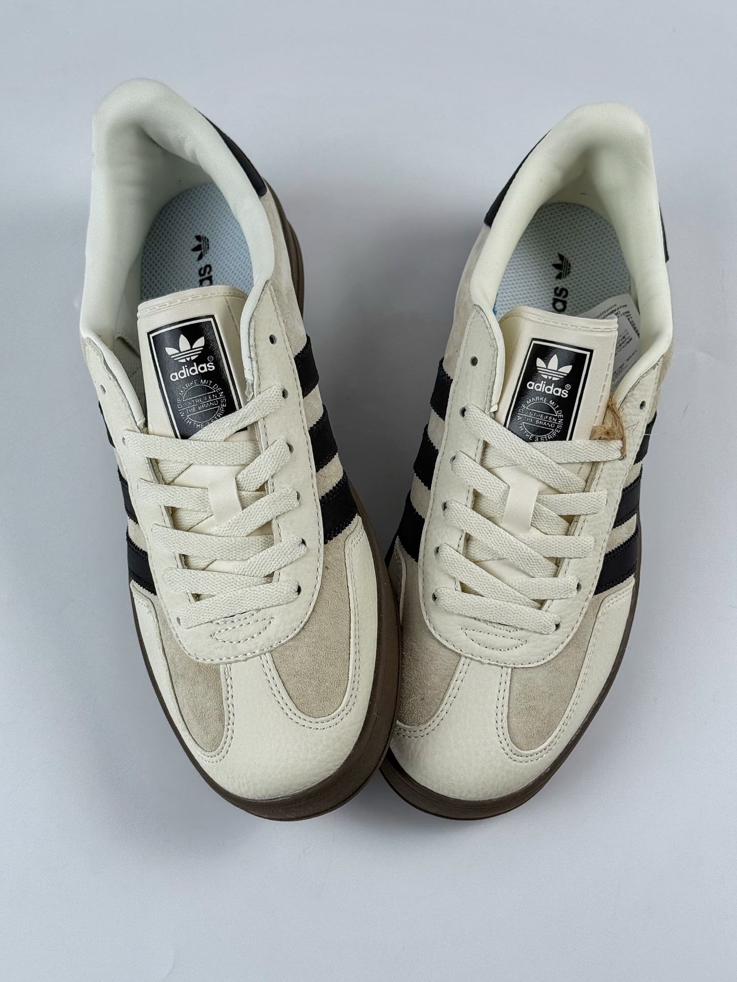 200 Adidas三叶草SAMBA OG x Louis Vuitton 白棕黑 休闲板鞋 SC9207-724