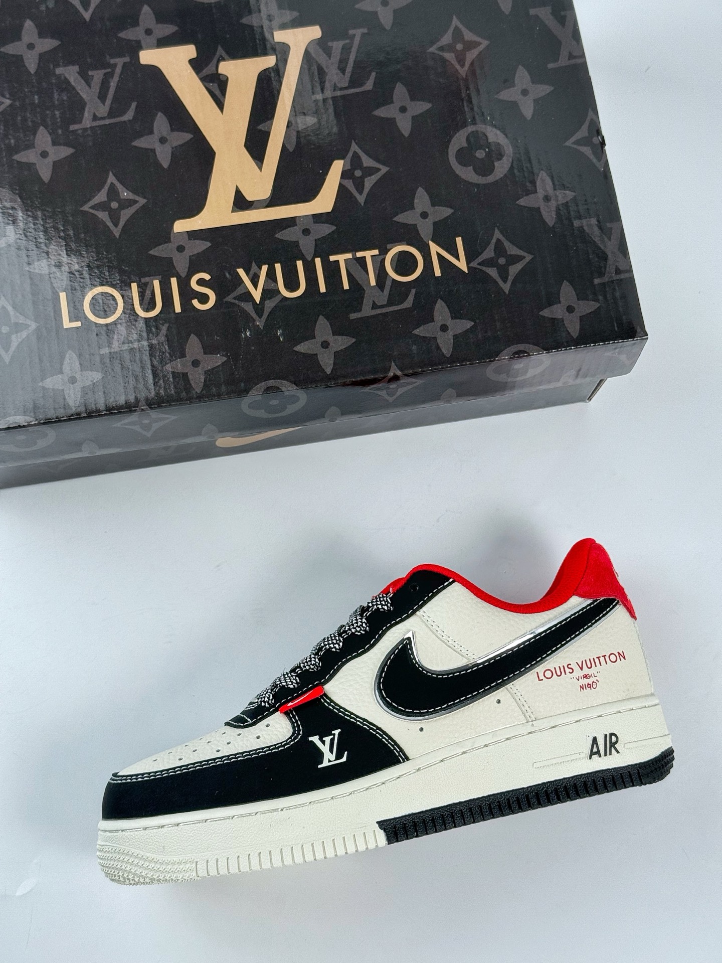 260 Nike Air Force 1 Low 07 x Louis Vuitton 黑白满天星 CS5288-022-Chinese UA Cheap High Quatity Brand Clothes Bags handbags Sneakers wholesale wholesaler seller from China Factory suppliers Fashion Clothing Shoes best Quality Beautiful Price 260 Nike Air Force 1 Low 07 x Louis Vuitton 黑白满天星 CS5288-022