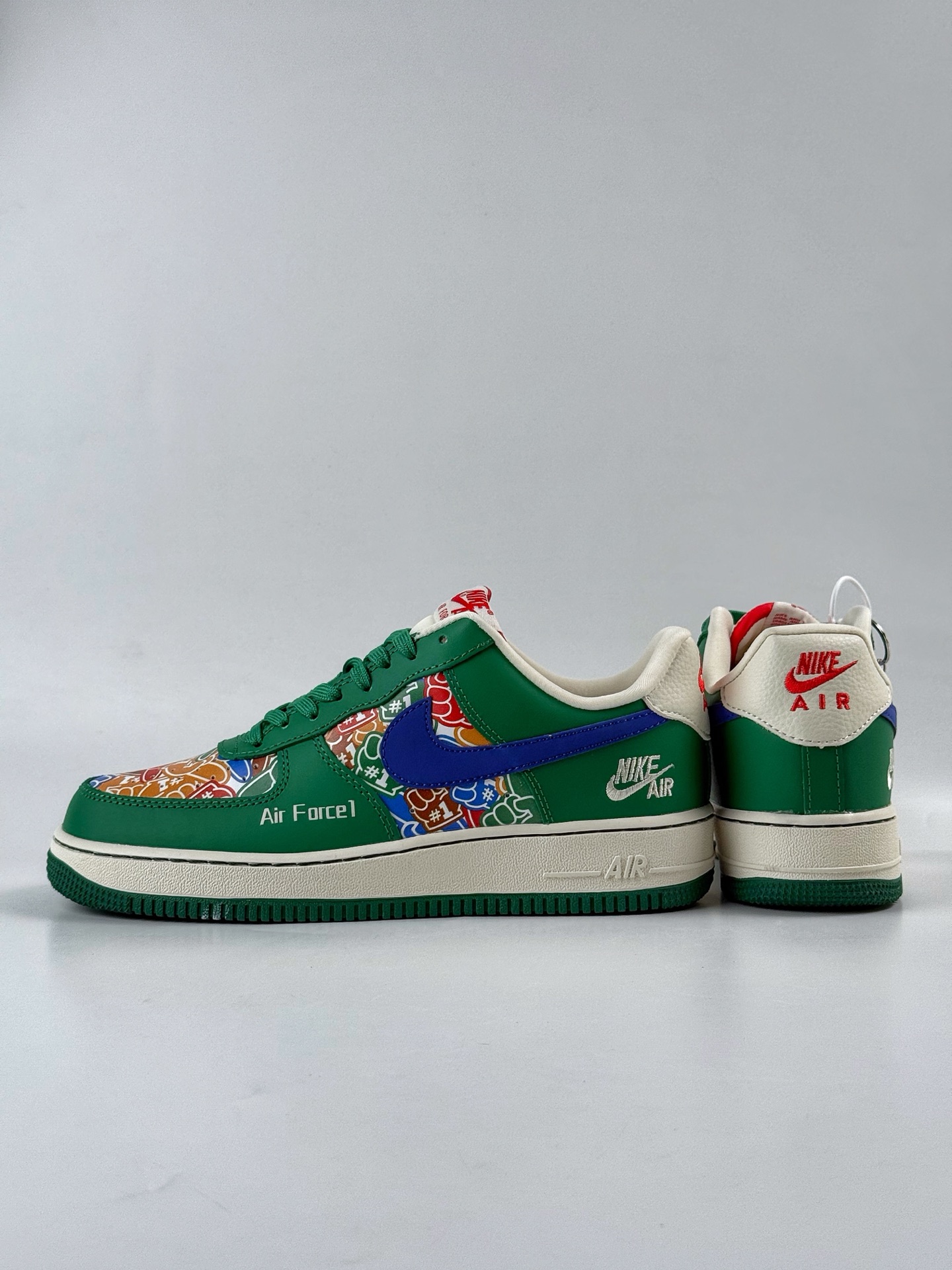 260 Nike Air Force 1 Low 07 x NIKE 绿蓝小勾 KJ1688-007-Chinese UA Cheap High Quatity Brand Clothes Bags handbags Sneakers wholesale wholesaler seller from China Factory suppliers Fashion Clothing Shoes best Quality Beautiful Price 260 Nike Air Force 1 Low 07 x NIKE 绿蓝小勾 KJ1688-007