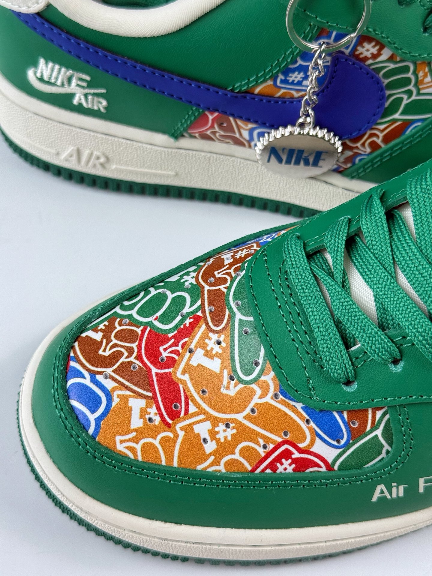 260 Nike Air Force 1 Low 07 x NIKE 绿蓝小勾 KJ1688-007-Chinese UA Cheap High Quatity Brand Clothes Bags handbags Sneakers wholesale wholesaler seller from China Factory suppliers Fashion Clothing Shoes best Quality Beautiful Price 260 Nike Air Force 1 Low 07 x NIKE 绿蓝小勾 KJ1688-007