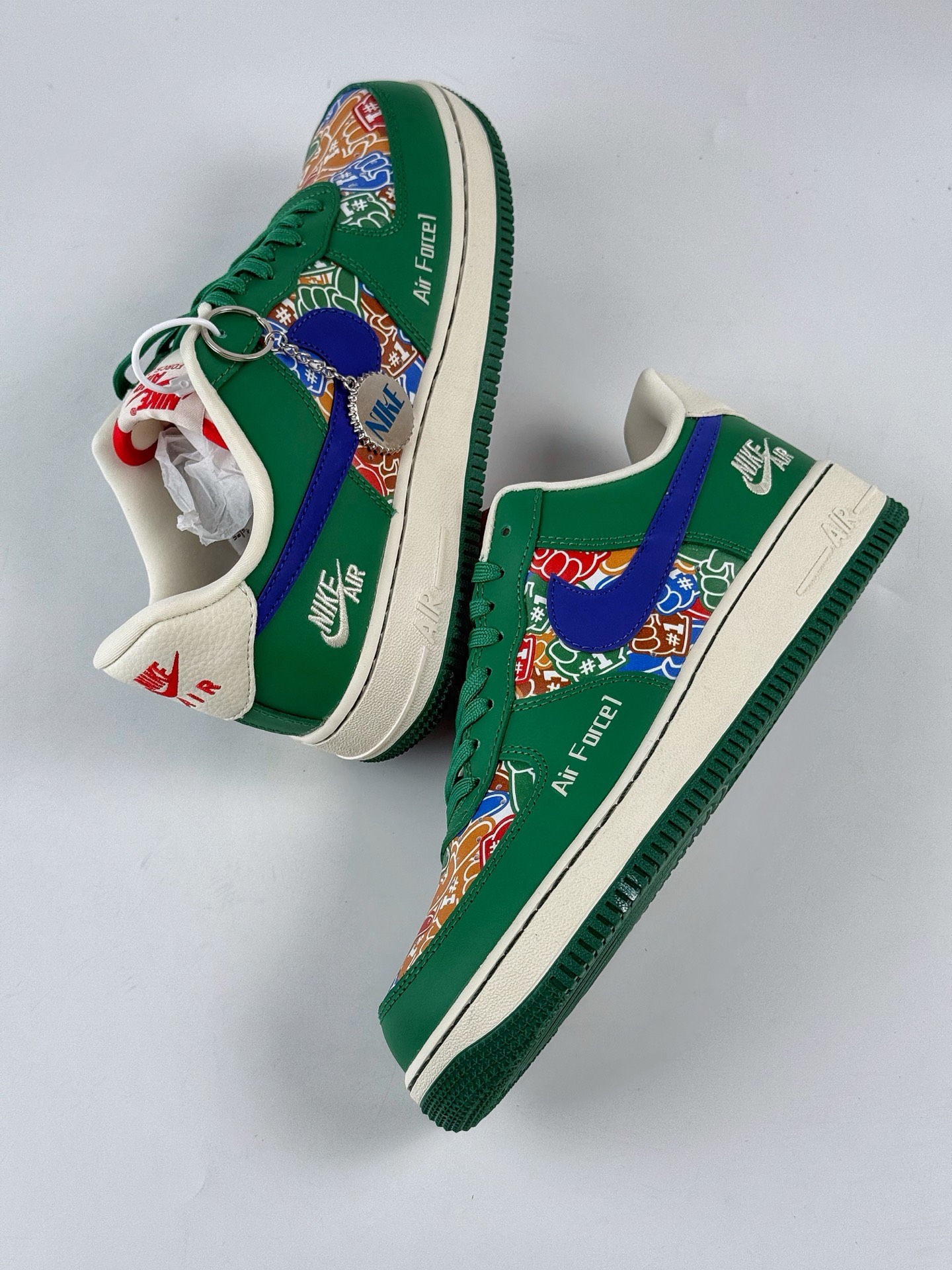 260 Nike Air Force 1 Low 07 x NIKE 绿蓝小勾 KJ1688-007-Chinese UA Cheap High Quatity Brand Clothes Bags handbags Sneakers wholesale wholesaler seller from China Factory suppliers Fashion Clothing Shoes best Quality Beautiful Price 260 Nike Air Force 1 Low 07 x NIKE 绿蓝小勾 KJ1688-007