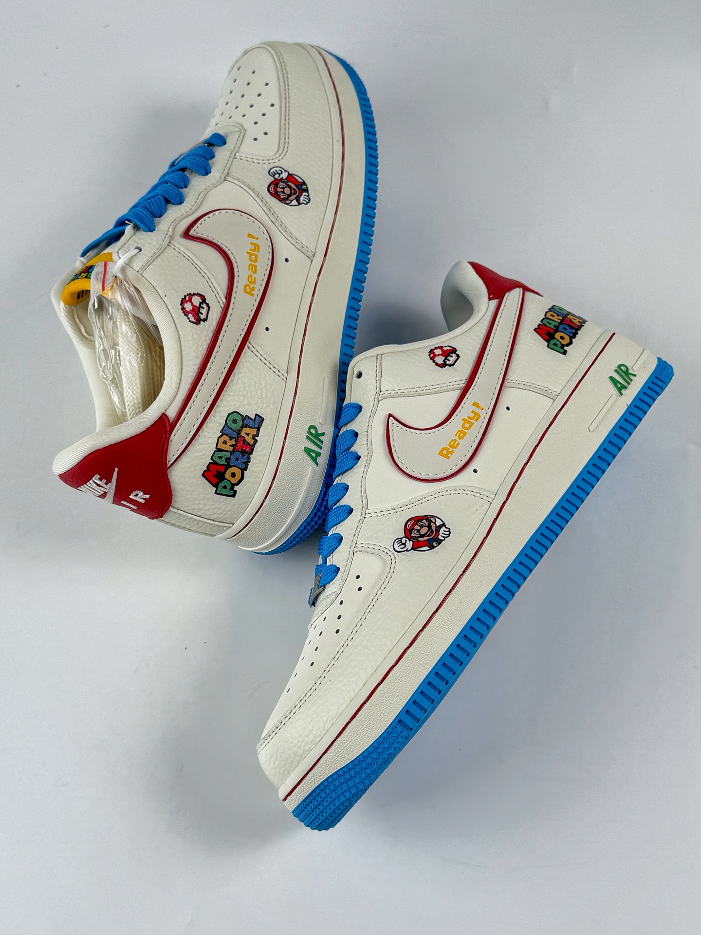 260 Nike Air Force 1 Low 07 x Mario 白蓝彩 SC0601-567-Chinese UA Cheap High Quatity Brand Clothes Bags handbags Sneakers wholesale wholesaler seller from China Factory suppliers Fashion Clothing Shoes best Quality Beautiful Price 260 Nike Air Force 1 Low 07 x Mario 白蓝彩 SC0601-567