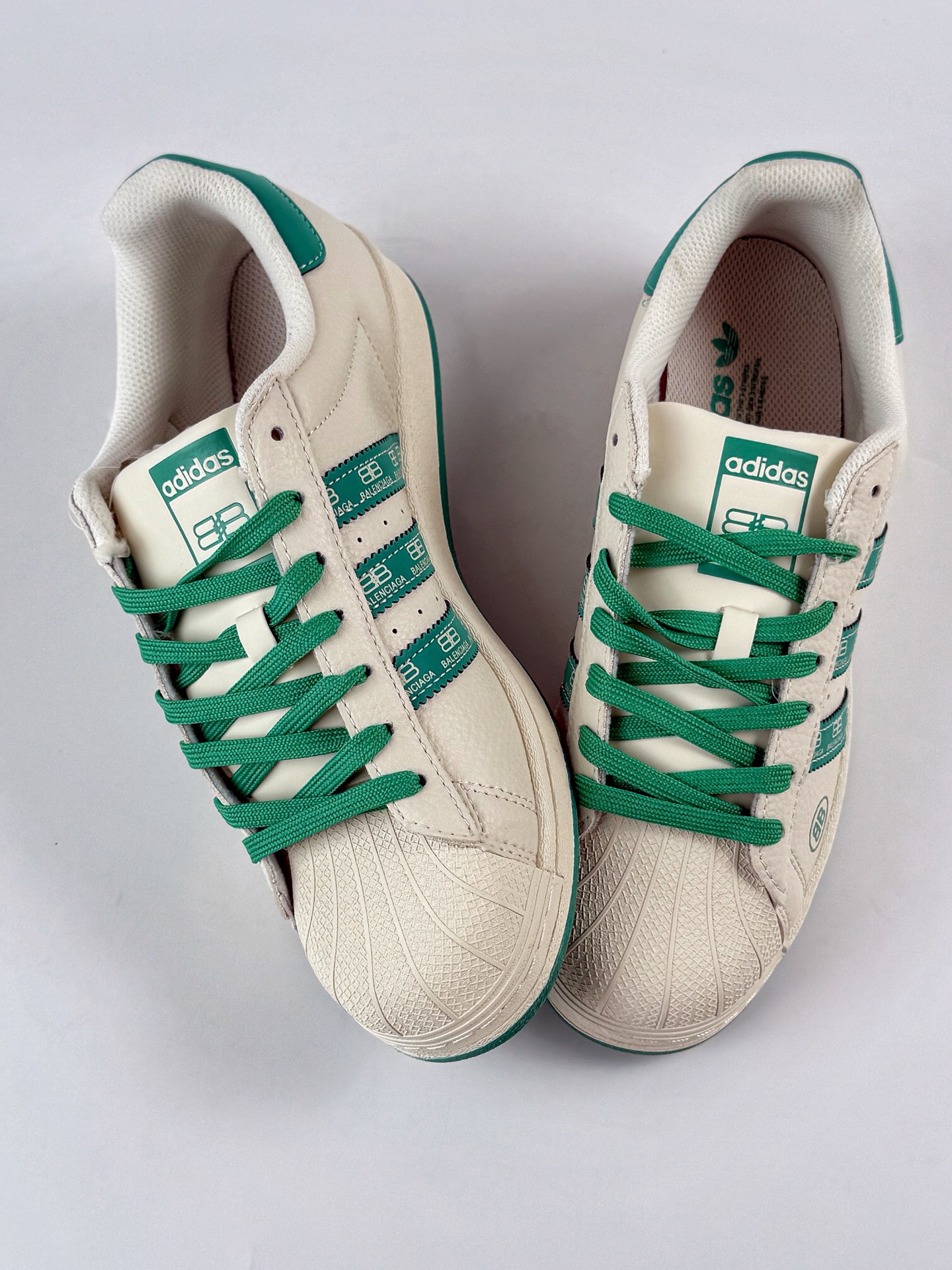 220 AD Originals Superstar x Balenciaga 白绿 AD8016-Chinese UA Cheap High Quatity Brand Clothes Bags handbags Sneakers wholesale wholesaler seller from China Factory suppliers Fashion Clothing Shoes best Quality Beautiful Price 220 AD Originals Superstar x Balenciaga 白绿 AD8016