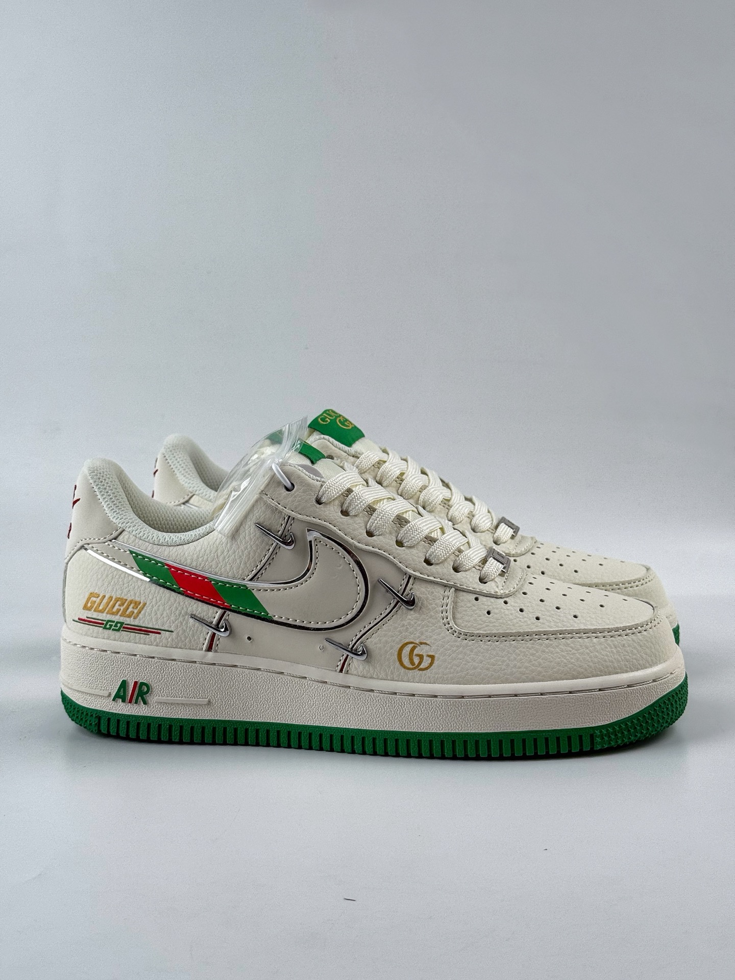 260 Nike Air Force 1 Low 07 x GUCCI 米绿四小勾 XS2869-002-Chinese UA Cheap High Quatity Brand Clothes Bags handbags Sneakers wholesale wholesaler seller from China Factory suppliers Fashion Clothing Shoes best Quality Beautiful Price 260 Nike Air Force 1 Low 07 x GUCCI 米绿四小勾 XS2869-002